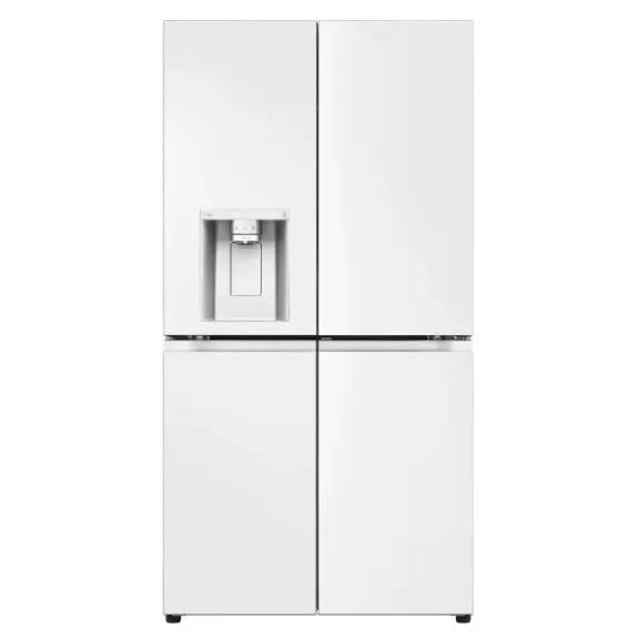 LG 637L French Door Refrigerator in White - Energy Efficient Large Capacity Fridge for Modern Kitchens & Open Floor Plans
