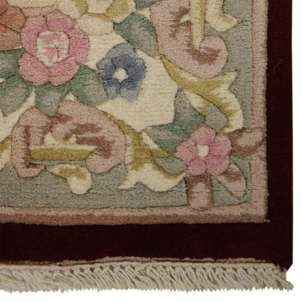Handmade Anatolian Aras Hand-Knotted Wool Rug - Traditional Turkish Design for Living Room, Bedroom & Home Decor