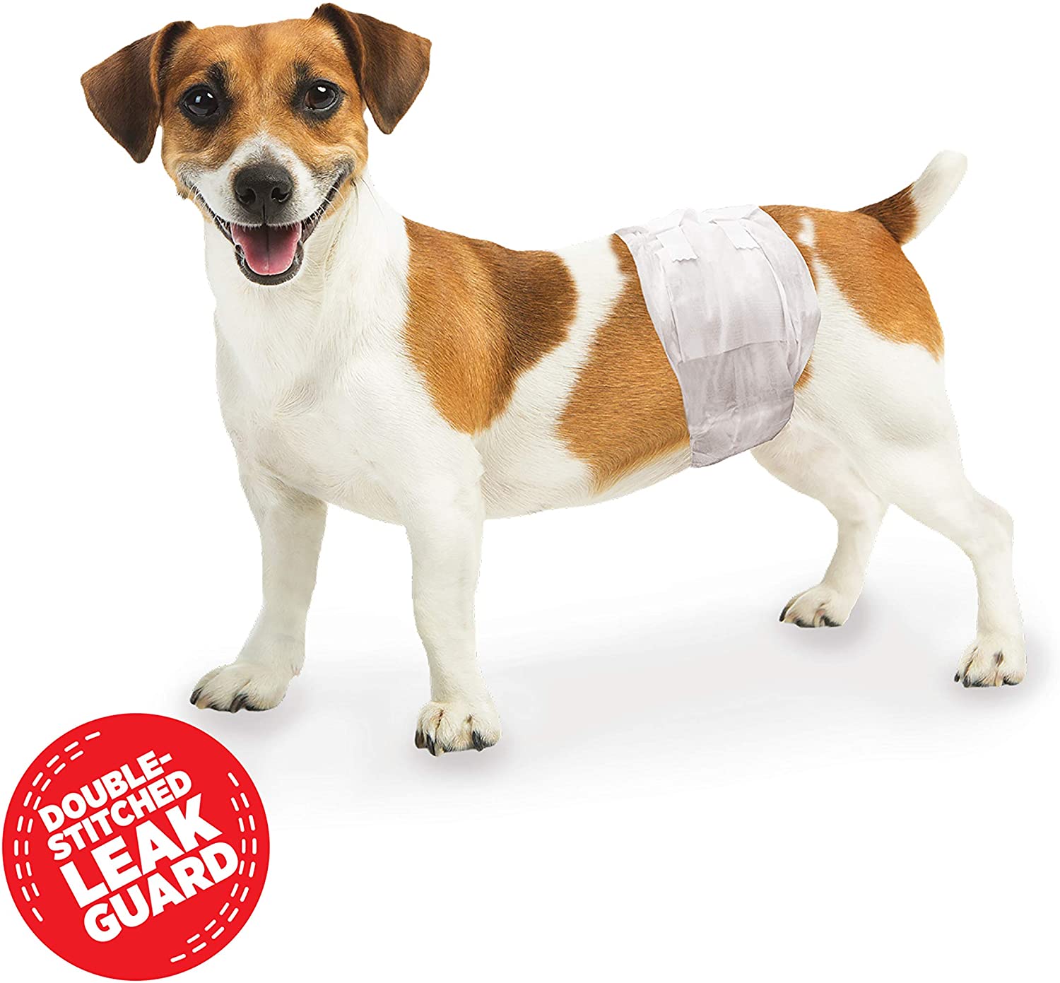 Disposable Male Dog Wraps for Small Dogs - Washable & Leak-Proof Puppy Diapers - Perfect for House Training, Travel & Senior Dogs with Incontinence Issues
