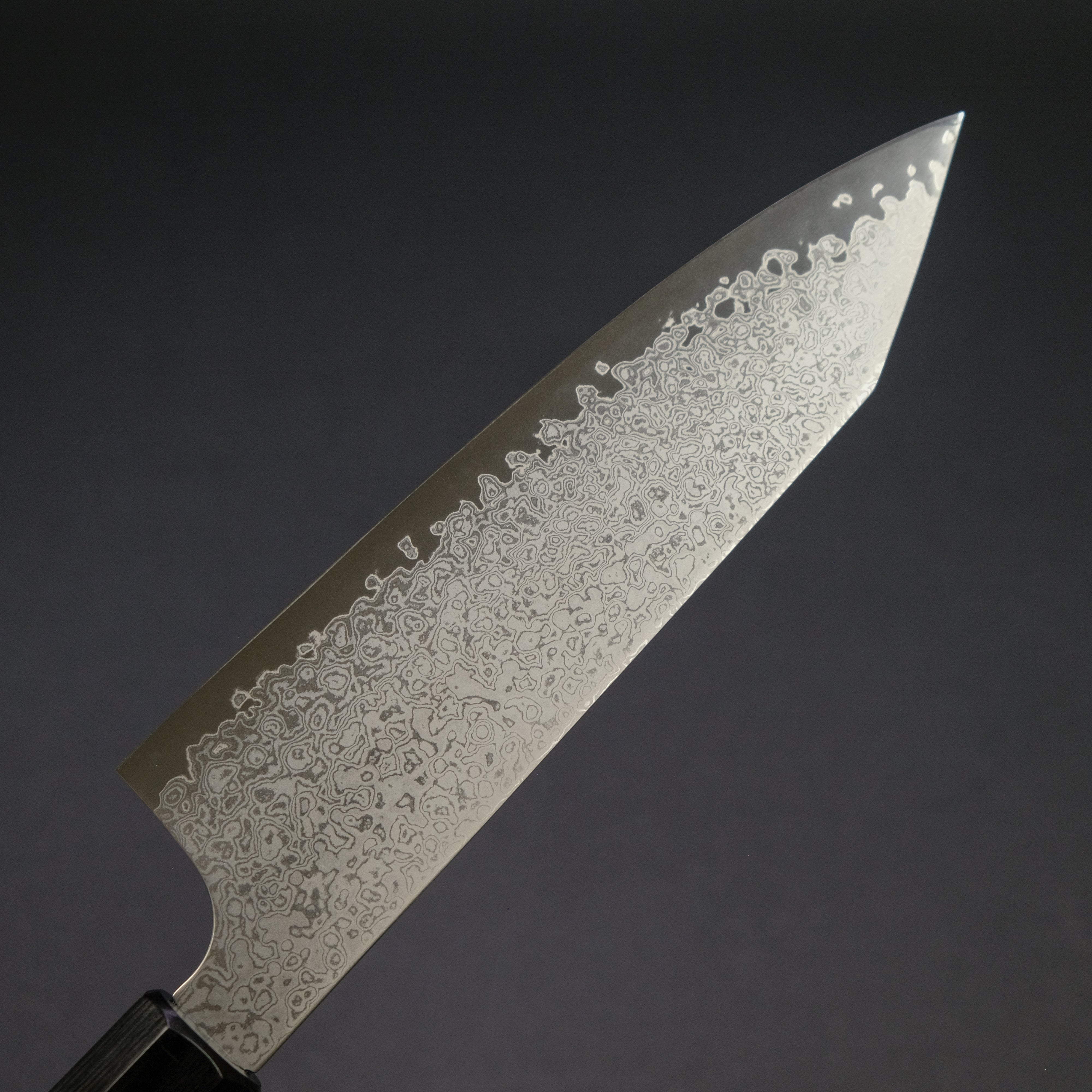 Hitohira Imojiya TH Damascus Bunka 180mm Japanese Chef Knife with Red Pakka Wood Handle - Perfect for Sushi, Vegetables & Precision Cutting