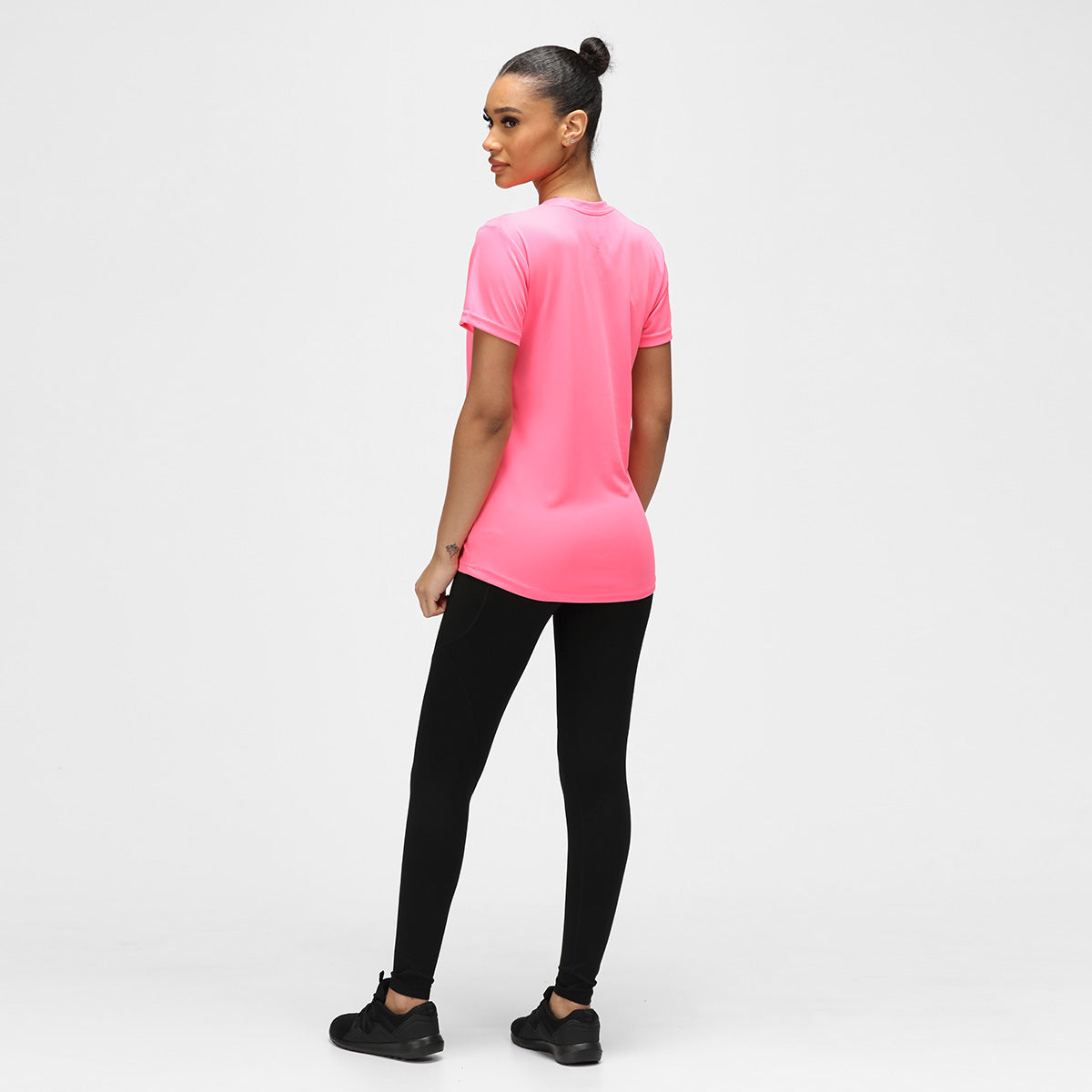Bright Pink Diamond Women's Technical T-Shirt - Moisture-Wicking, Breathable & Stylish for Workouts, Yoga & Outdoor Activities