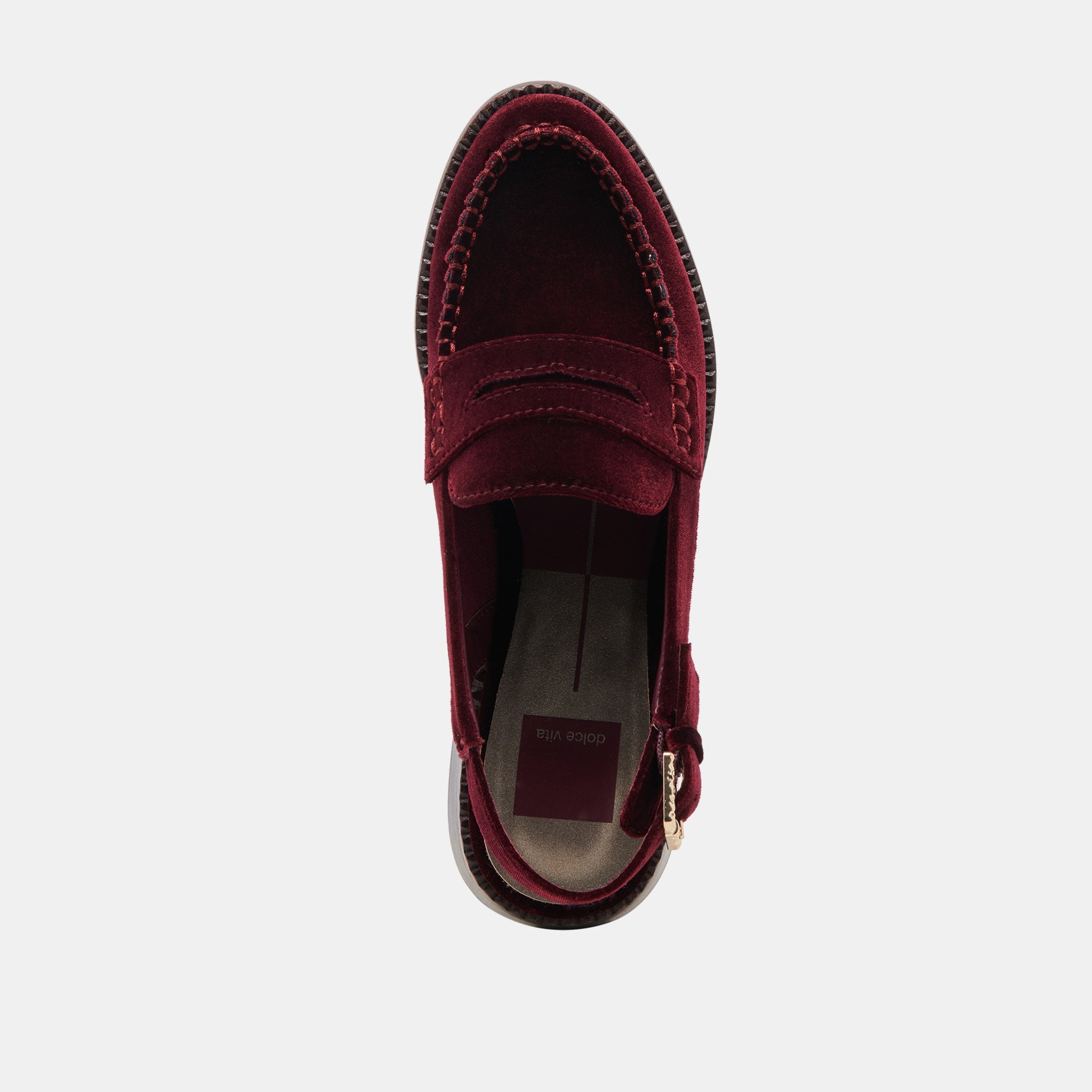 HARDI Women's Velvet Loafers in Wine Red - Comfortable Slip-On Shoes for Casual Wear, Office & Travel