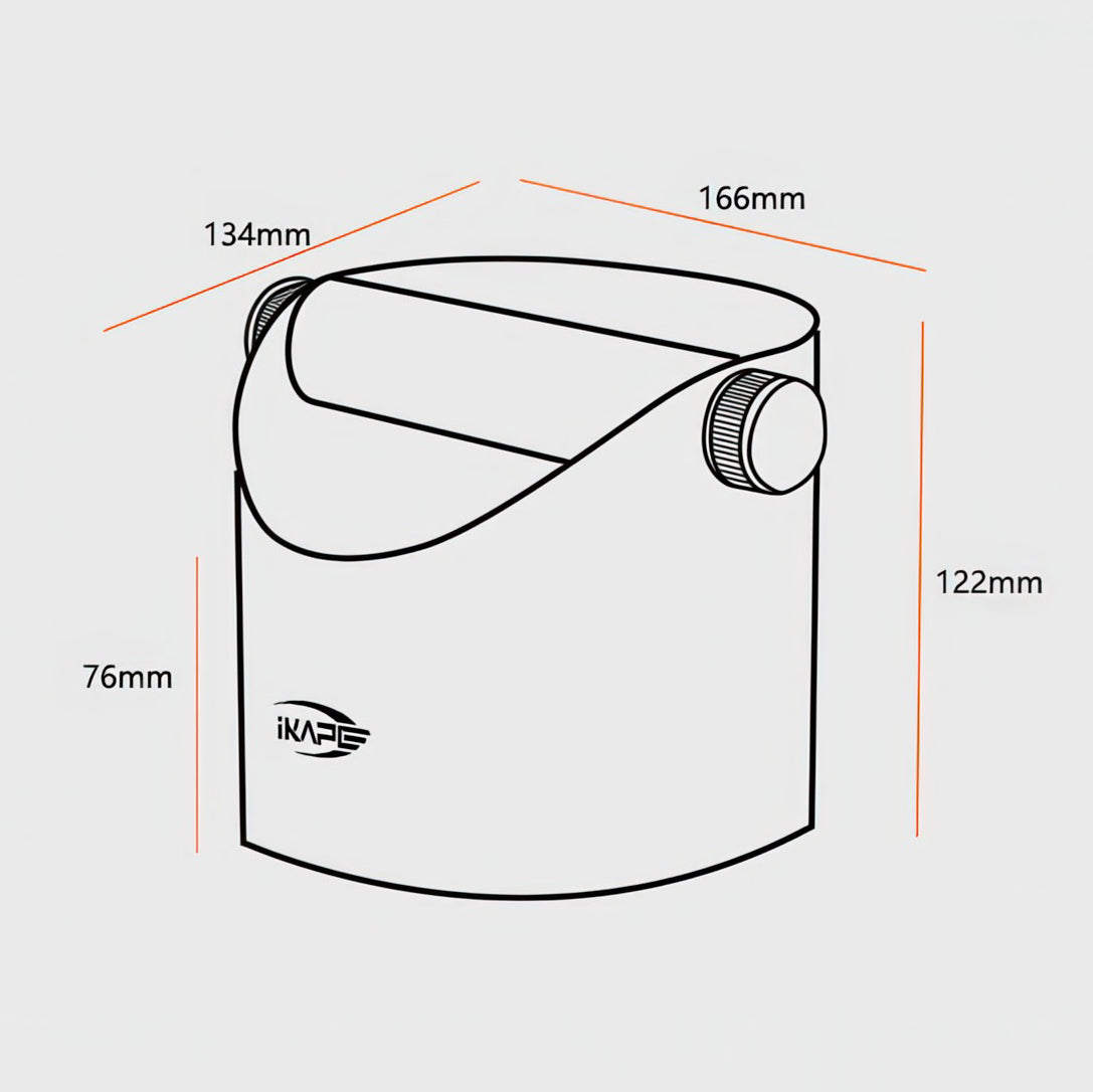 Professional Barista Knock Box for Espresso Grounds - Durable Coffee Waste Bin for Home & Commercial Use - Perfect for Espresso Machines & Coffee Stations