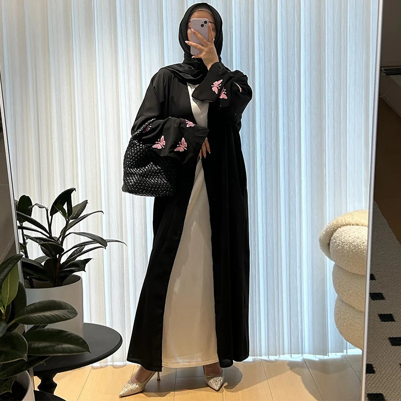 Elegant Plus Size Abaya Robe for Women - Modest Islamic Dress for Prayer, Home & Special Occasions
