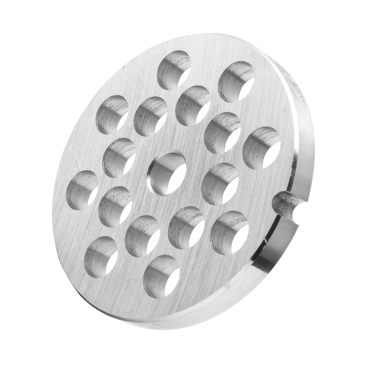 12-Piece Stainless Steel Meat Grinder Plates & Blades Set - Compatible with FGA, Hobart, LEM, Cabela's, Weston & MTN Grinders - Heavy Duty Cutting Discs for Professional & Home Kitchen Use