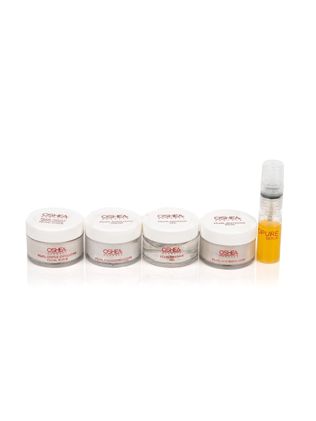 Oshea Herbals Pearl Skin Whitening Therapy Facial Kit - Brightening & Nourishing Treatment for All Skin Types | 64g Instant Glow Cream | Perfect for Daily Skincare Routine & Special Occasion Prep