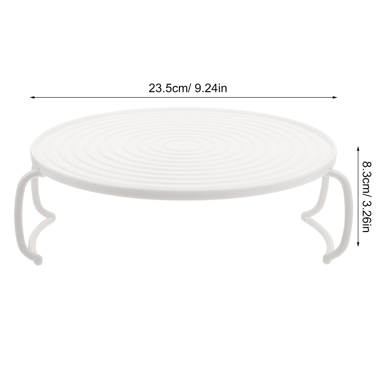 2-Pack Microwave Plate Stacker & Grill Rack - Durable Plastic Baking Tray for Oven & Microwave - Perfect for Bacon, Snacks & Cooking Accessories - Ideal for Meal Prep, Reheating & Small Kitchen Spaces