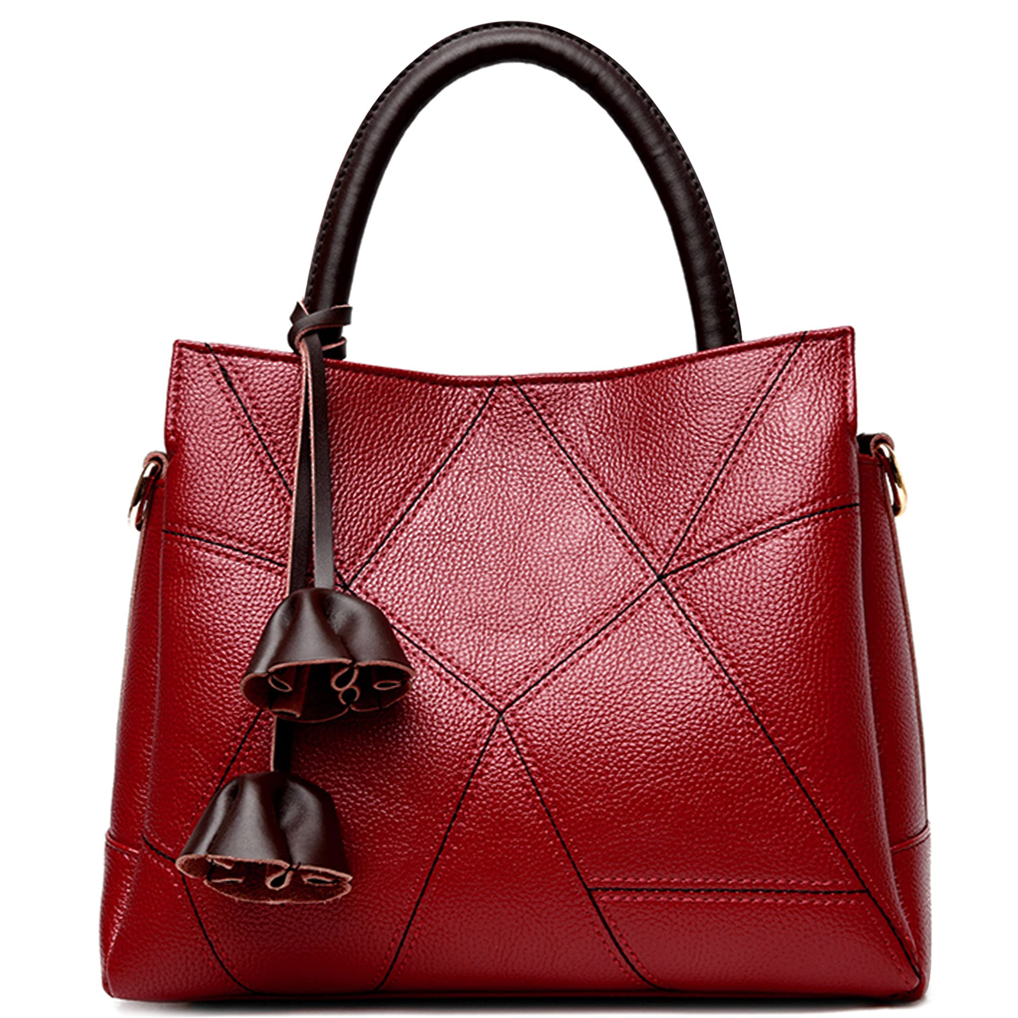 DIRRONA Elegant Women's Handbag - Large Capacity PU Leather Shoulder Bag, Waterproof Messenger Tote for Work, Travel & Daily Use (Casual Office Purse, College Bag, Commuter Handbag)