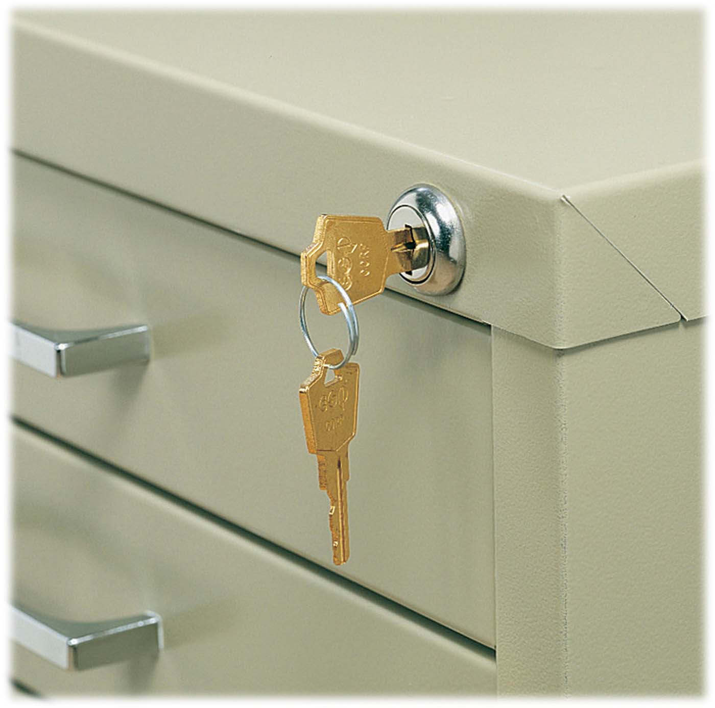 5 Drawer Flat File Cabinet Lock Kit [4981] - Secure Storage for Artwork, Blueprints & Documents