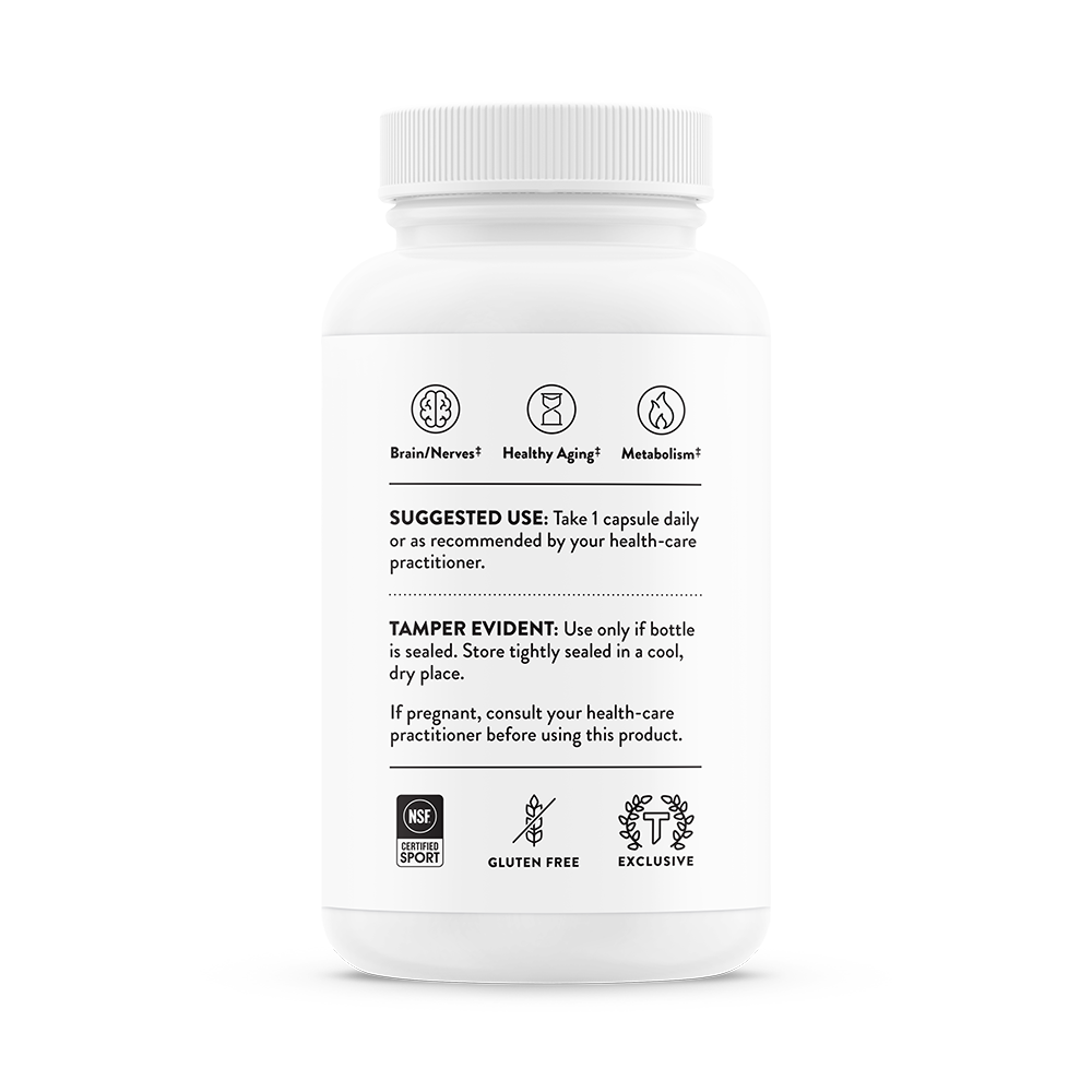 Thorne NiaCel 400 (SP654) - Premium NAD+ Booster Supplement for Cellular Energy & Anti-Aging - Supports Metabolism & Brain Function - Ideal for Athletes, Biohackers & Healthy Aging