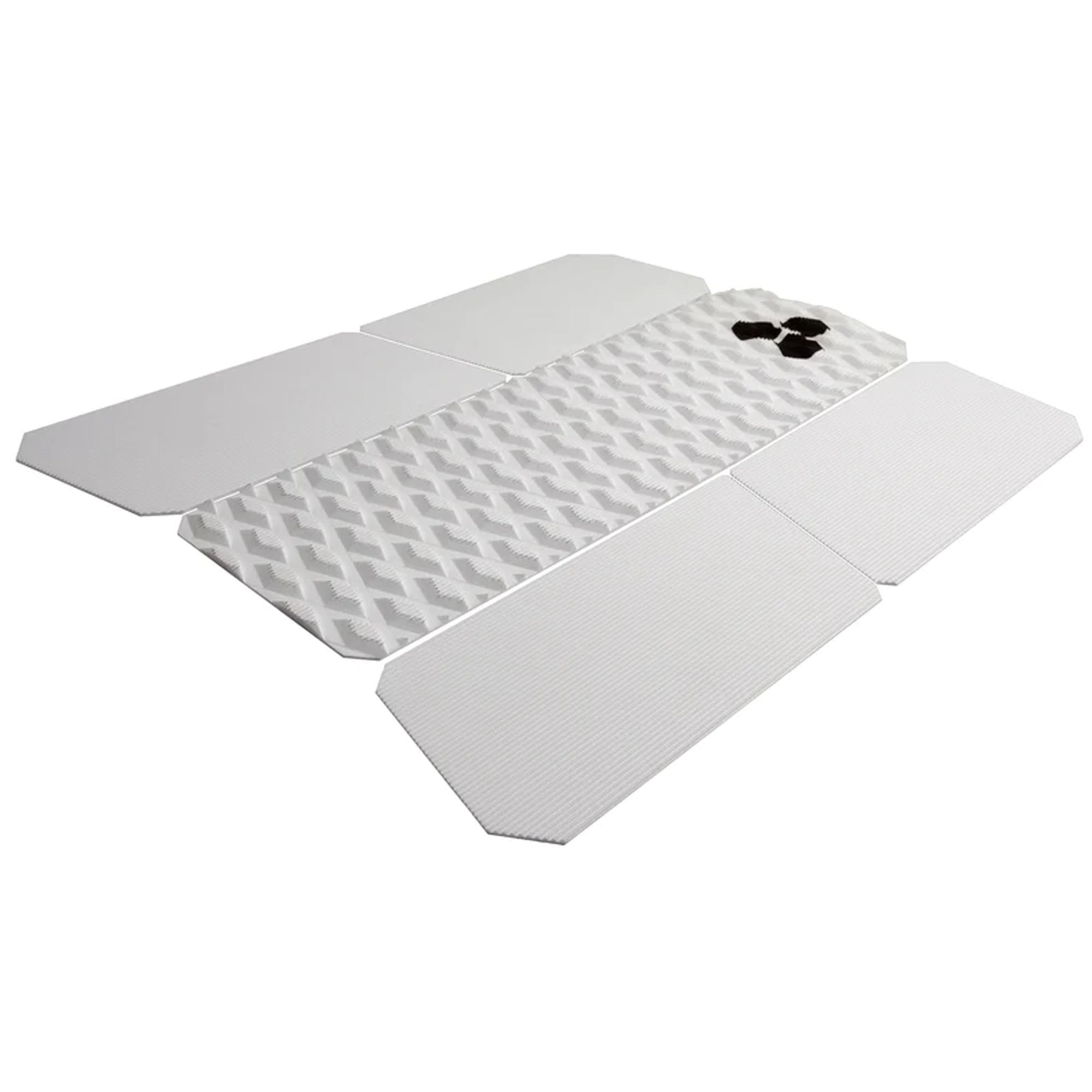 Channel Islands Front Flux 5-Piece Traction Pad - White | Surfboard Grip for Enhanced Control and Performance | Perfect for Surfing, Paddleboarding & Water Sports