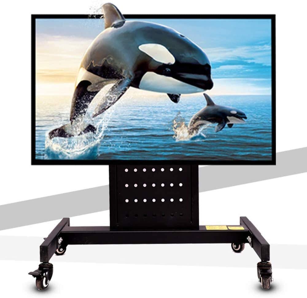 Universal Mobile TV Stand with Wheels for 42-85 Inch LCD Flat Screens - Adjustable Floor TV Cart, Trolley Mount & Display Rack for Living Room, Conference Room, or Office Use