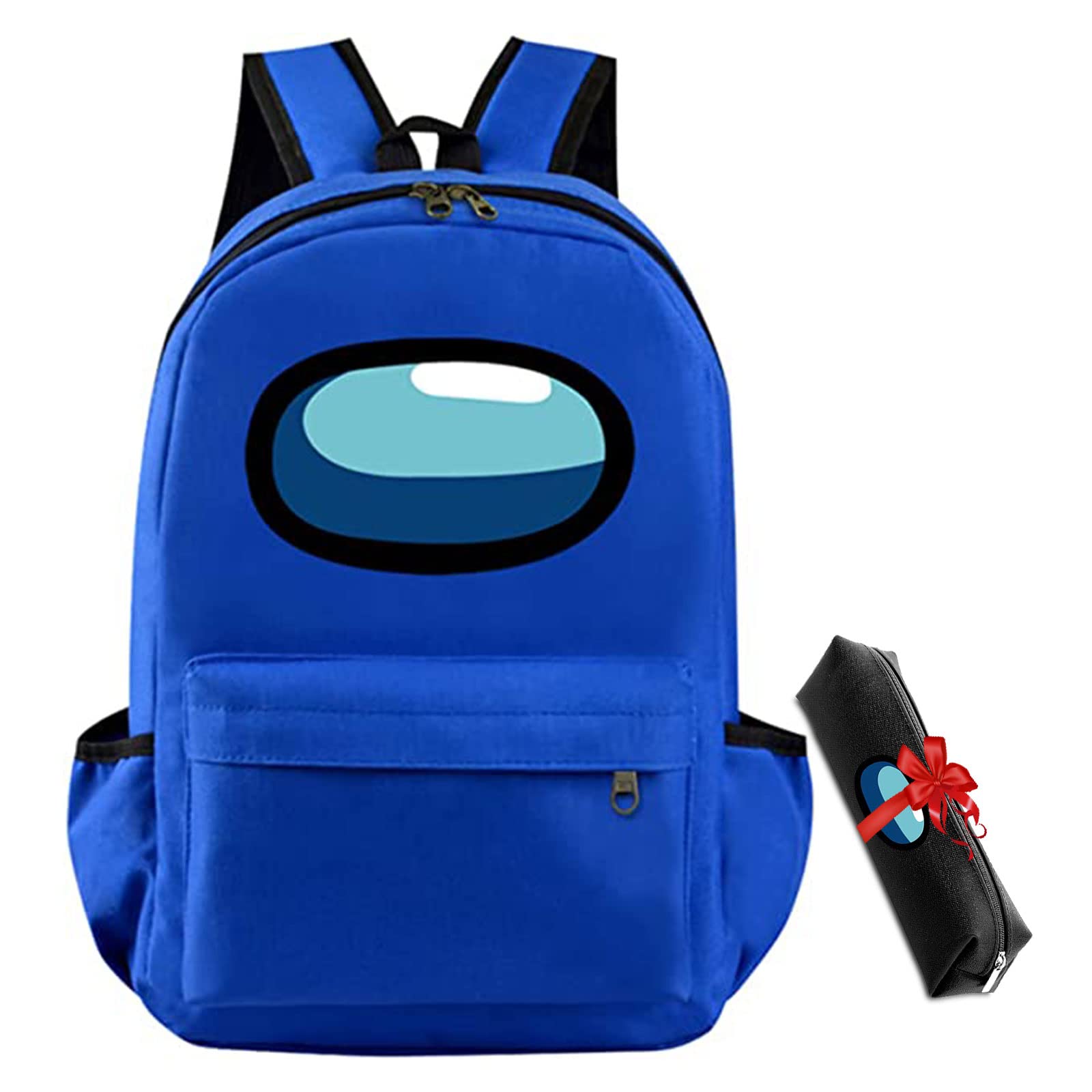 Stylish Cartoon Gamer Laptop Backpack with Pencil Case - Lightweight Travel Hiking Bookbag for School, Work & Daily Use - Perfect for Students, Gamers & Outdoor Enthusiasts