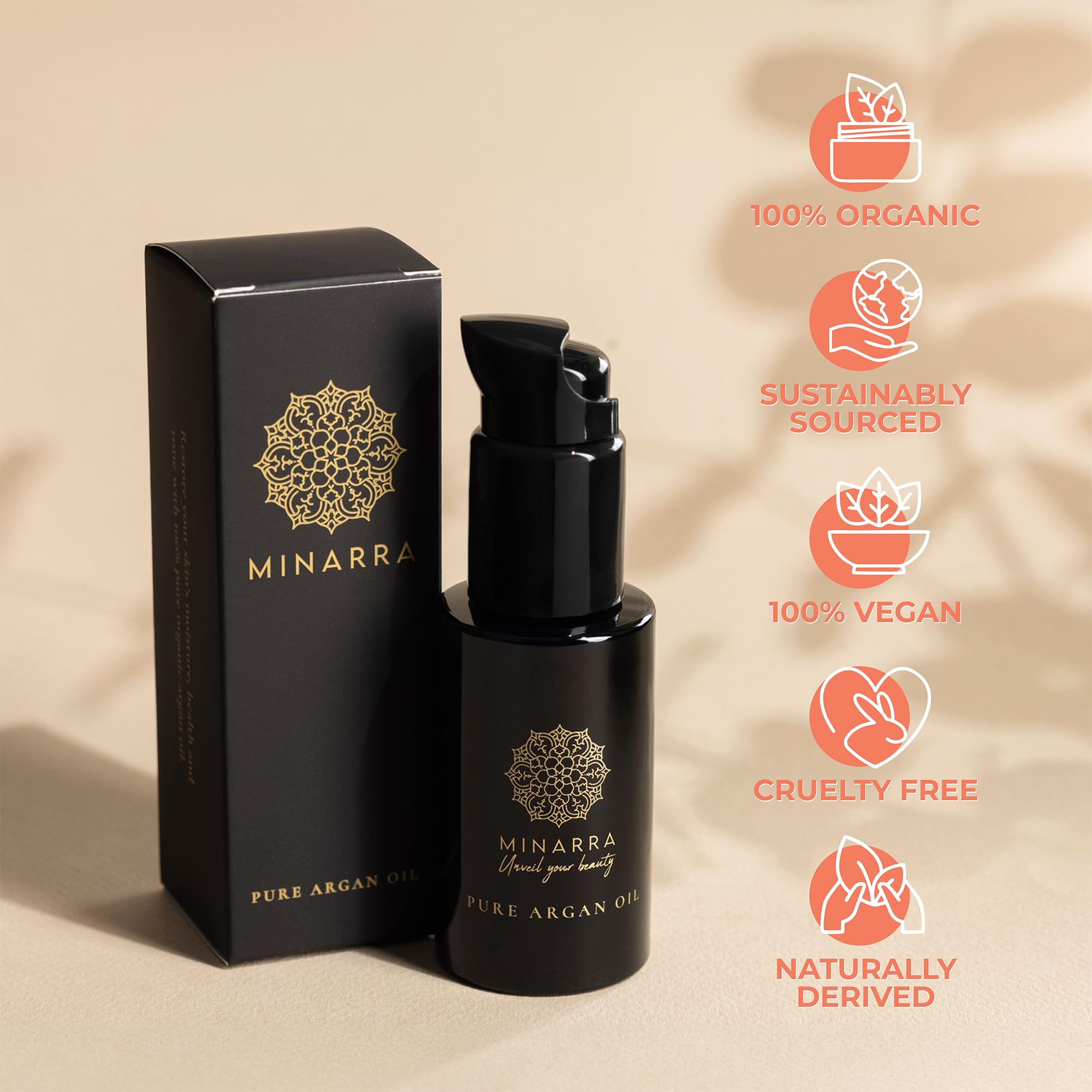 Pure Moroccan Argan Oil for Face & Body + Ghassoul Lava Clay Cleanser & Moisturizer Set | Organic Skincare Bundle for Dry Skin, Acne Treatment & Deep Cleansing | Perfect for Spa Day & Daily Beauty Routine