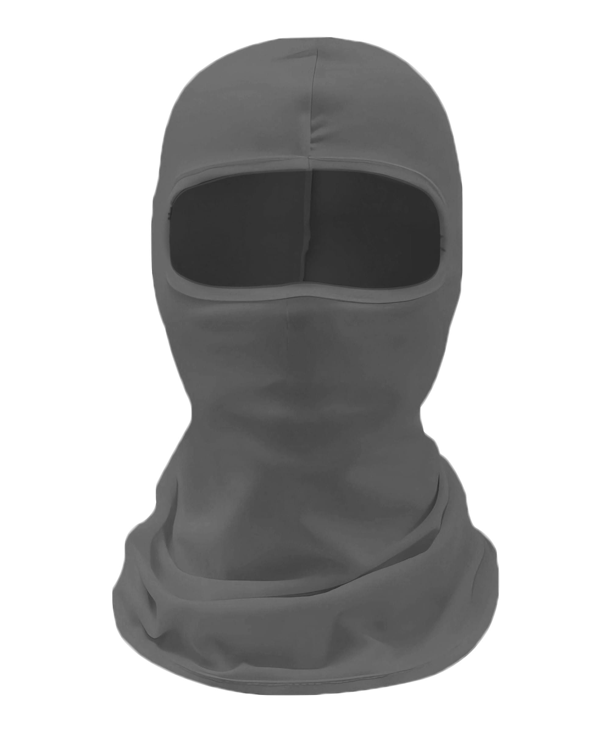 Breathable Stretchable Balaclava Face Mask for Men & Women - Winter Ski Mask for Cold Weather, Motorcycle Riding, Snowboarding & Outdoor Activities (Grey)