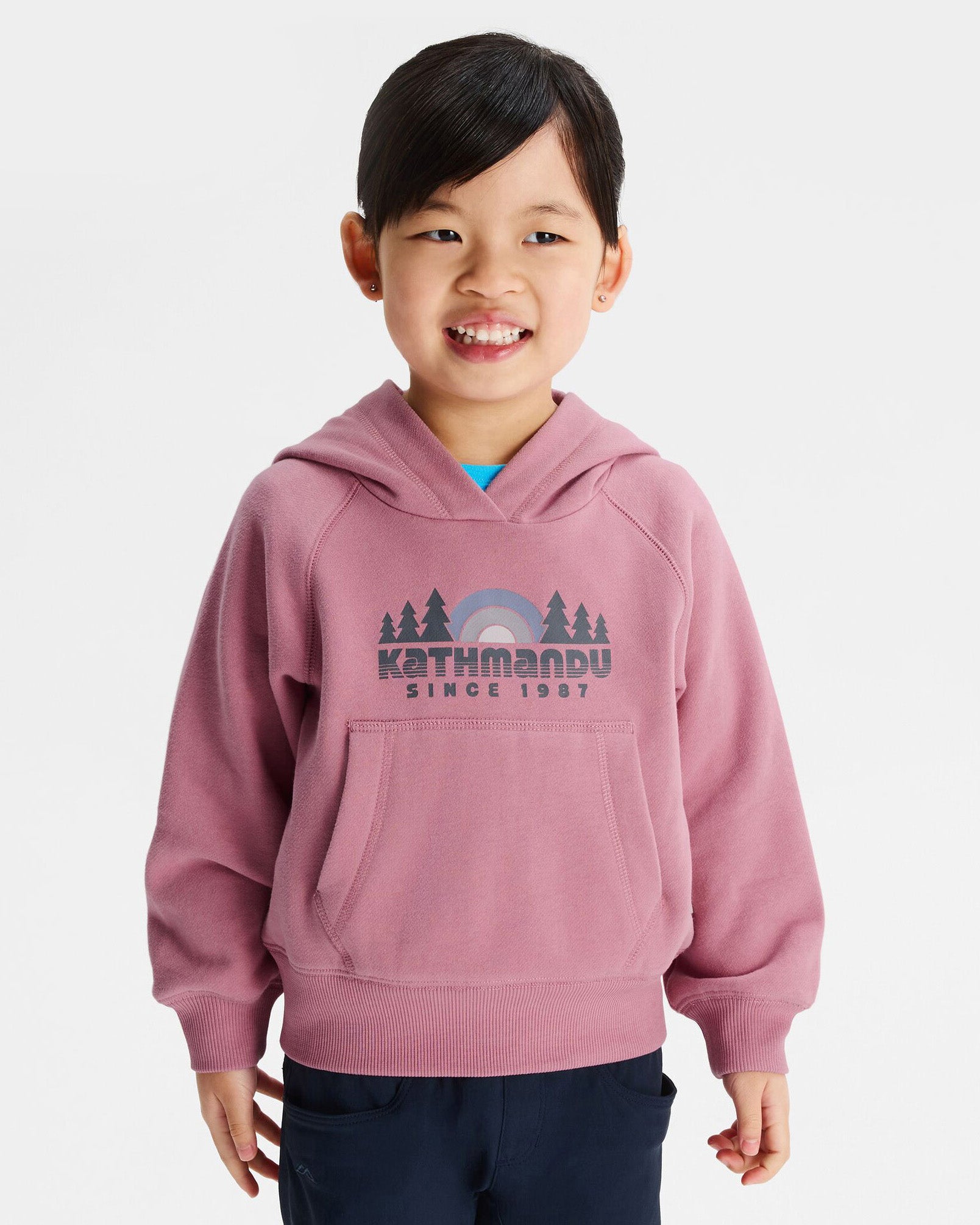 Retro Logo LT BB Hoodie for Kids - Soft & Comfortable Pullover with Stylish Design - Perfect for School, Playdates & Outdoor Activities (Orchid)