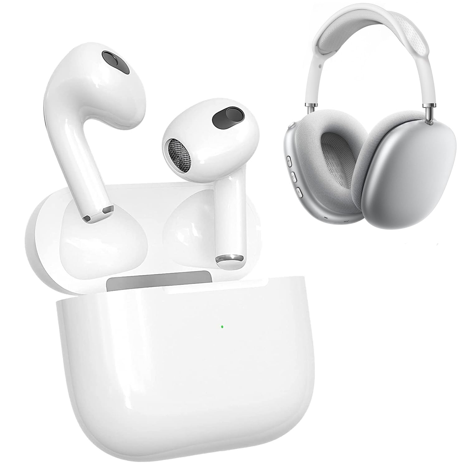 Premium Wireless Earbuds Bluetooth 5.3 IPX7 Waterproof Headphones with 24H Playtime Charging Case, Hi-Fi Stereo Sound, Auto Pairing for iPhone/Samsung/iOS/Android - Perfect for Gym, Running, Travel & Workouts
