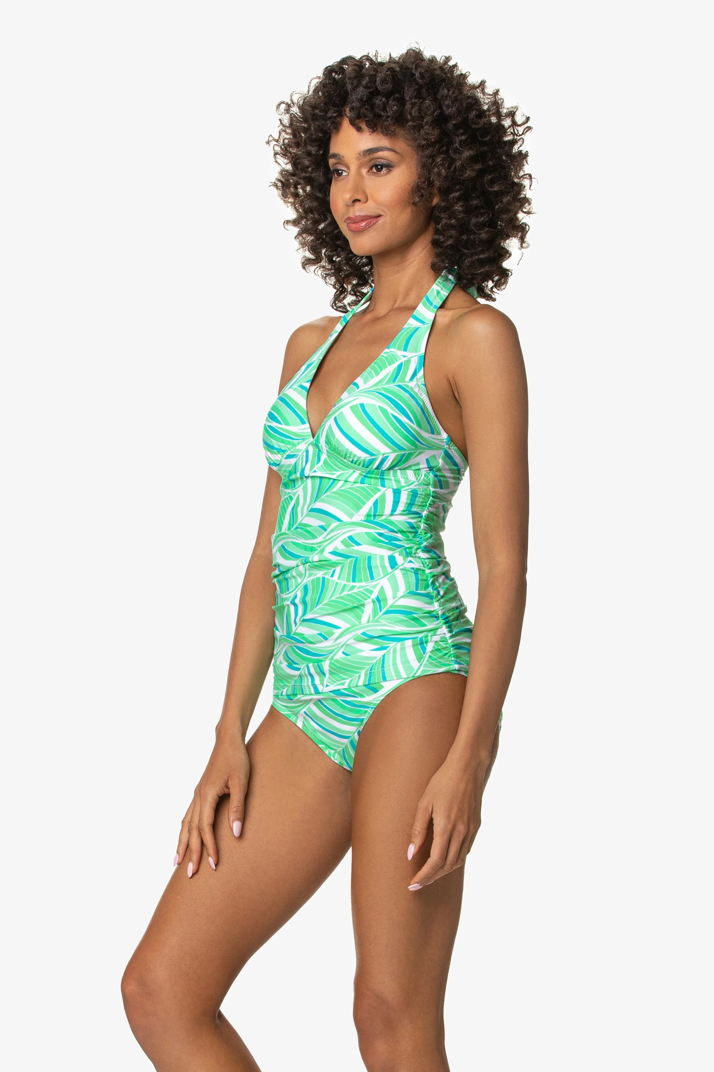 Halterkini Bikini Top | Hana Women's Swimwear for Beach & Pool | Perfect for Summer Vacations and Water Sports
