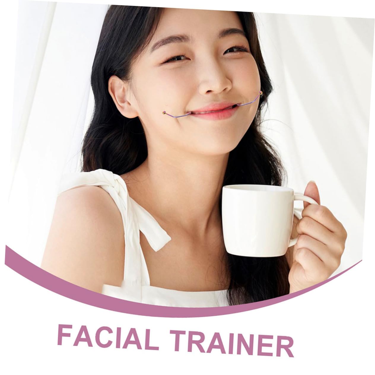 KESYOO 2-Pack Stainless Steel Dimple Trainer Clips - Cheek Dimple Maker & Facial Exercise Tool for Natural Dimples | Perfect for Beauty Enhancement, Facial Massage & Cosplay Makeup