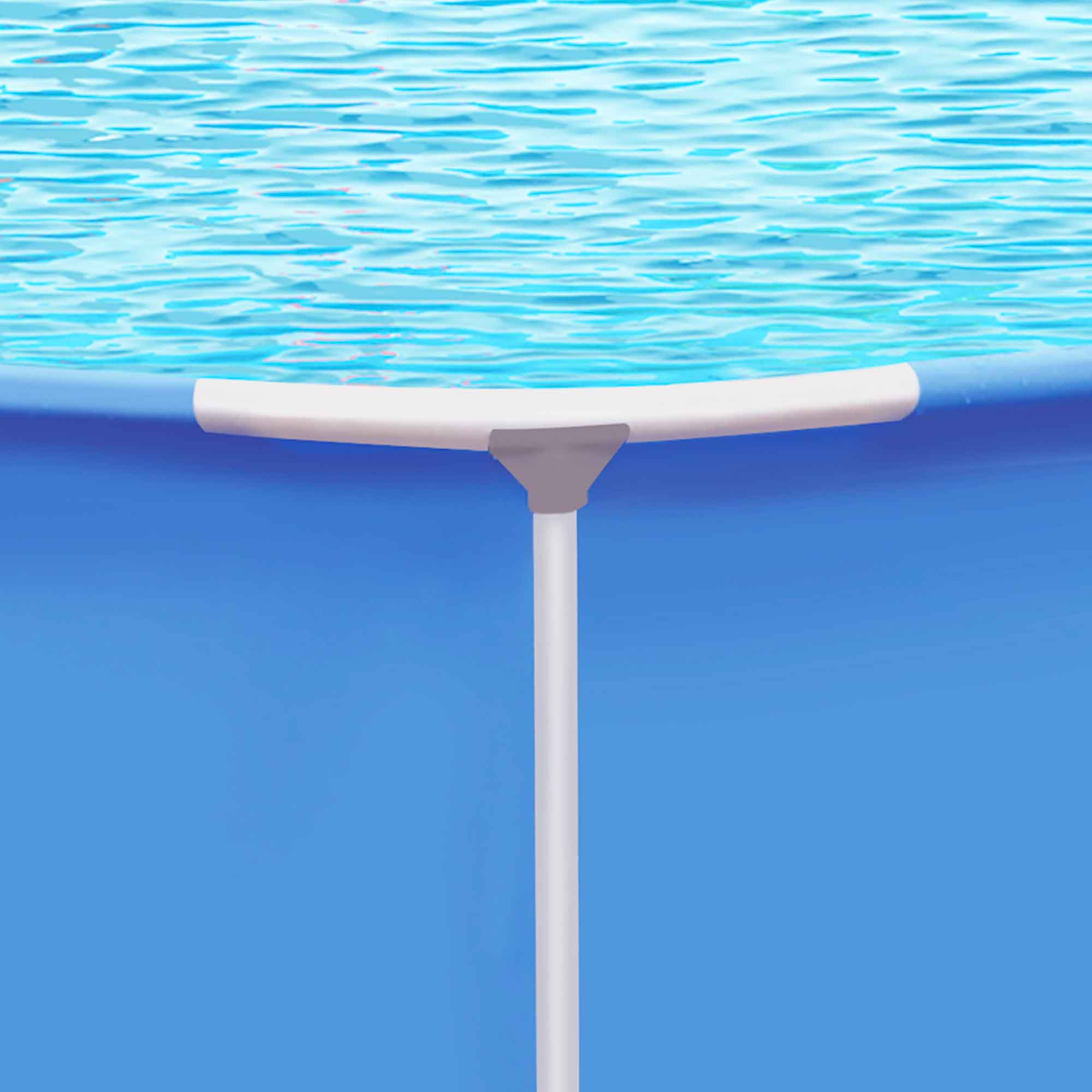 12ft Steel Frame Round Above Ground Swimming Pool with Ladder, Filter Pump & Cover - Durable Blue Outdoor Pool for Backyard, Garden, and Family Fun