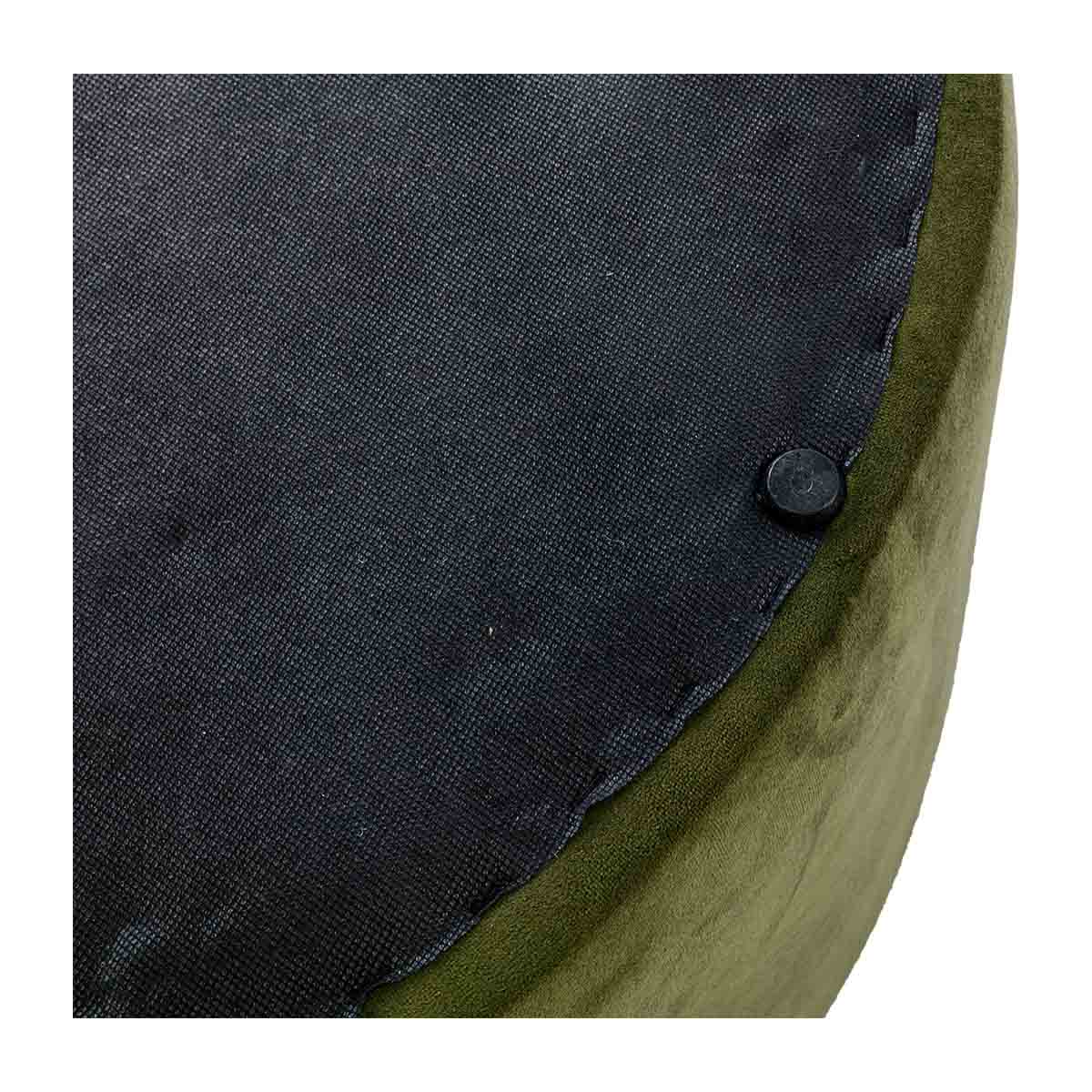 Juliette Velvet Ottoman 70cm - Luxurious Round Footstool for Living Room, Bedroom & Home Decor - Perfect for Extra Seating & Stylish Storage