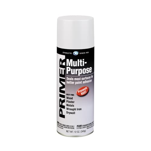 Aervoe Z8076 11 oz. White Zynolyte Multipurpose Primer Aerosol Spray - Perfect for Automotive, Metal, Wood & DIY Projects