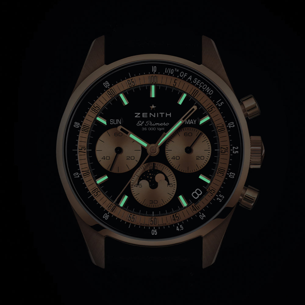 Chronomaster Original Triple Calendar Rose Gold 38mm Watch with Black Leather Strap - Perfect for Business Meetings & Formal Events
