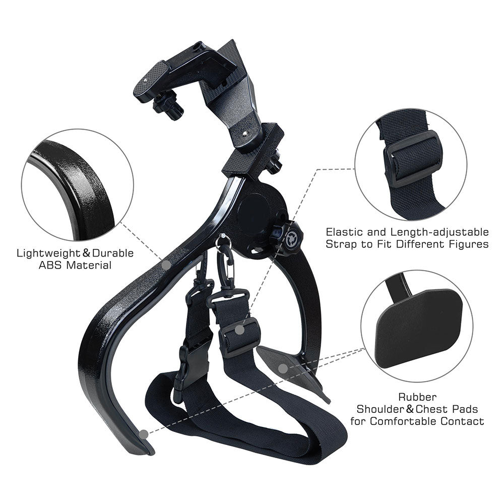 Professional Shoulder Support Stabilizer for DSLR & DV Cameras - Steadicam for Smooth Video Recording - Perfect for Vlogging, Filmmaking, and Live Streaming