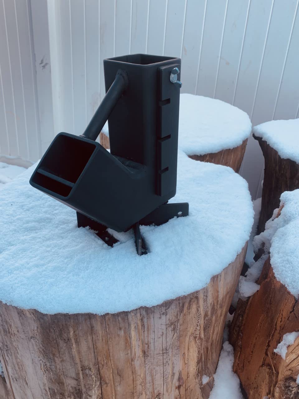 Portable Rocket Stove with Detachable Grill Top & Foldable Legs - Perfect for Camping, Backpacking, and Outdoor Cooking Adventures