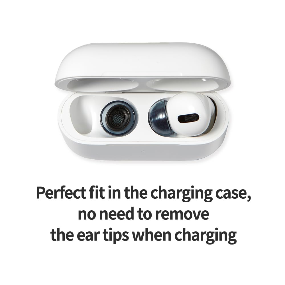 AZLA SednaEarfit XELASTEC AirPods Pro Tips (1st/2nd Gen) - Premium Silicone Replacement for Comfort & Noise Isolation