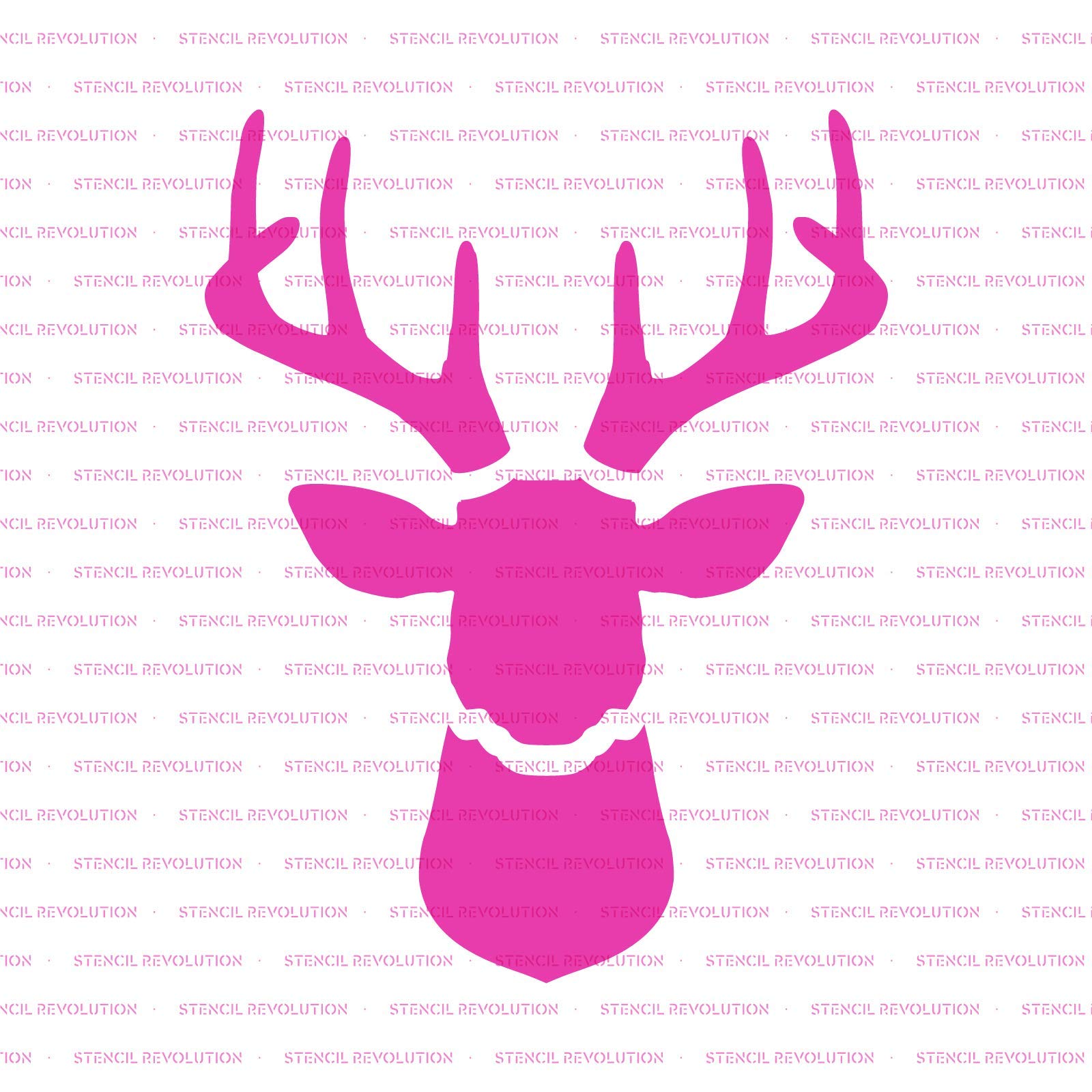 Deer Head Cookie Stencil Set - Reusable Baking Stencils for Cookies, Cakes & Cupcakes - Perfect for Christmas, Birthday Parties & DIY Decorations
