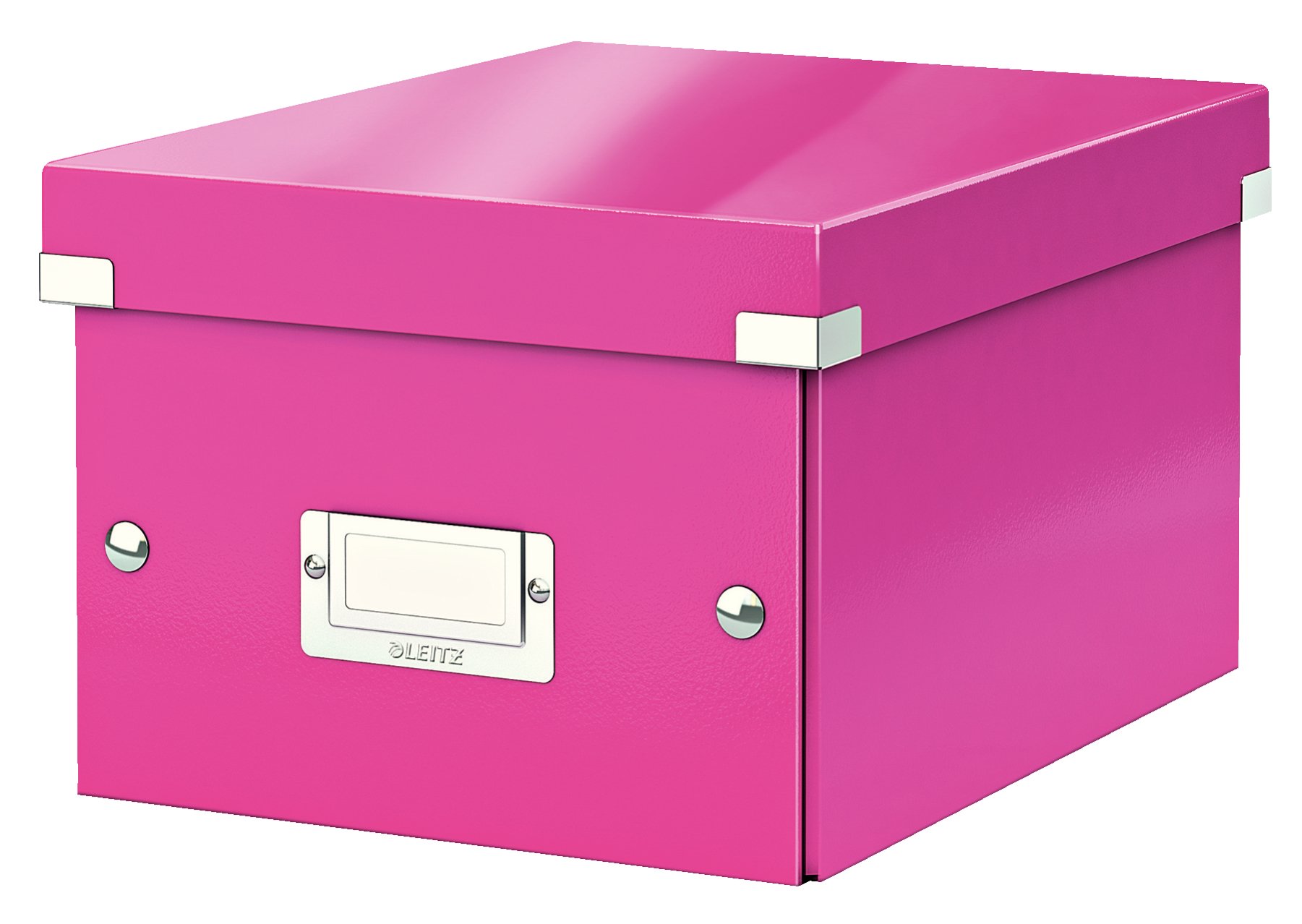 Leitz A5 Storage Box - Small White Document Organizer for Office & Home, Click and Store Range 60430001 | Perfect for Files, Papers & Stationery Organization