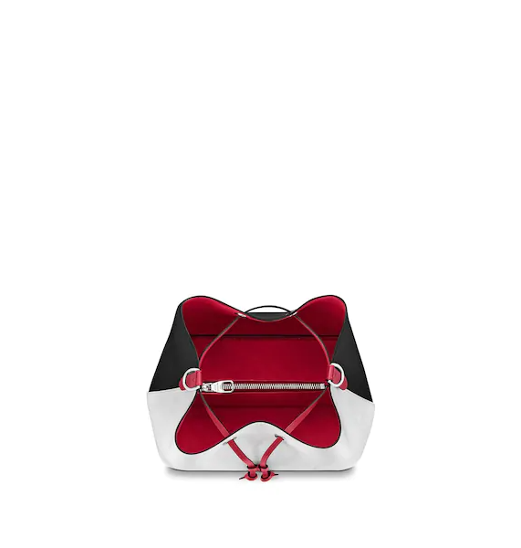 Original LV NéoNoé Epi Leather Handbag in White & Black - Luxury Tote Bag for Women, Perfect for Work, Travel & Everyday Use