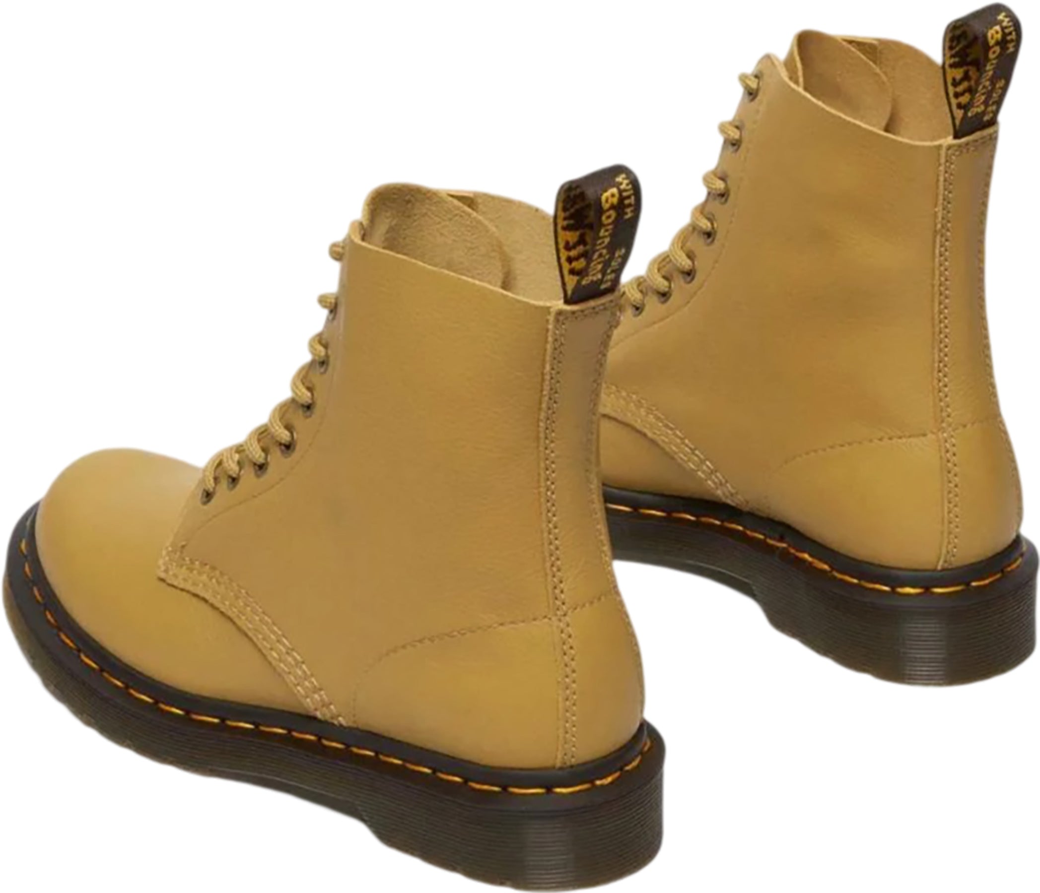 Dr. Martens 1460 Pascal Soft Leather Lace-Up Boots for Women - Classic 8-Eye Combat Boots with Air-Cushioned Sole | Perfect for Everyday Wear, Work & Street Fashion