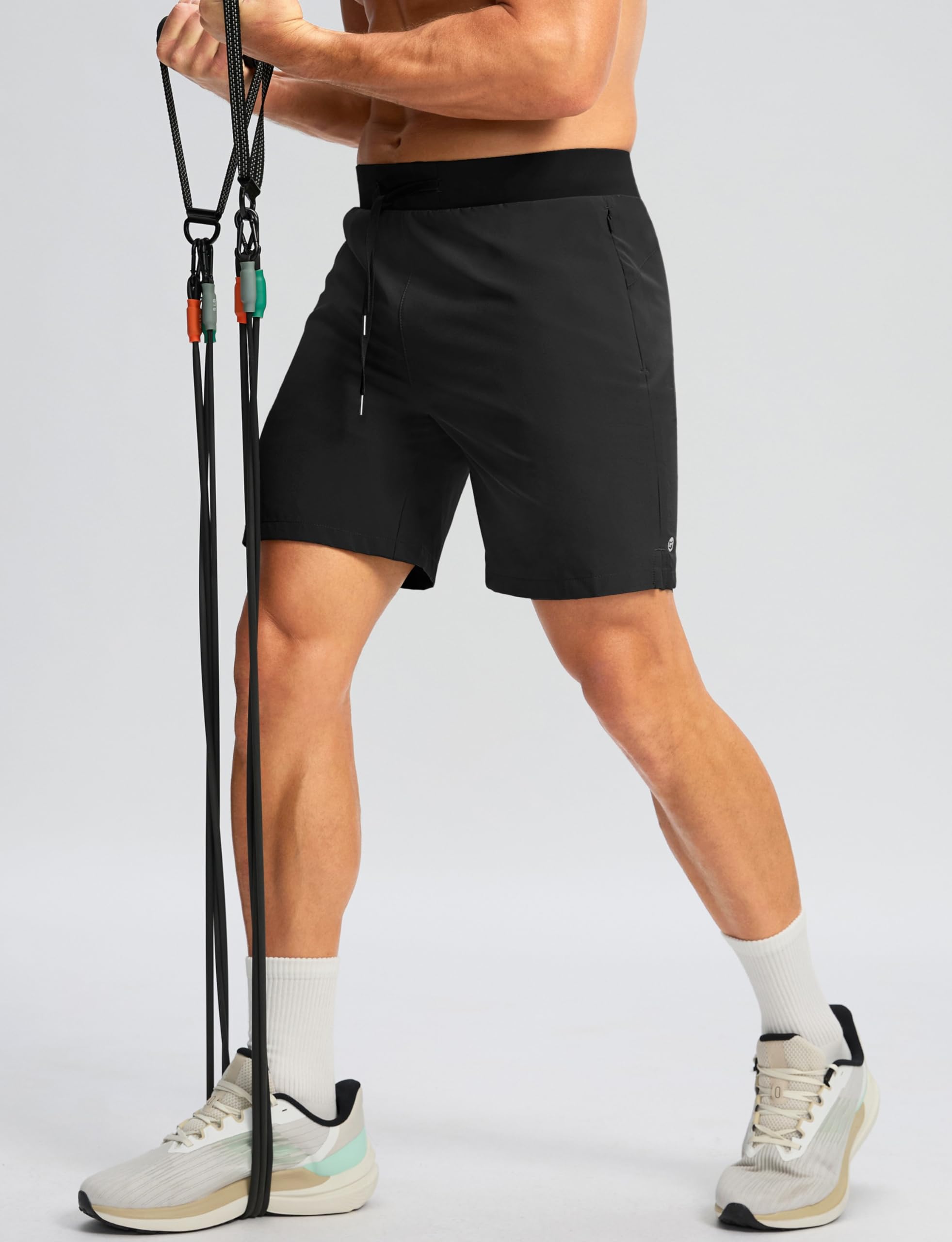 Men's 7'' Workout Shorts with Zipper Pockets - Lightweight Quick-Dry Athletic Running Gym Shorts for Men | Perfect for Training, Jogging & Outdoor Activities