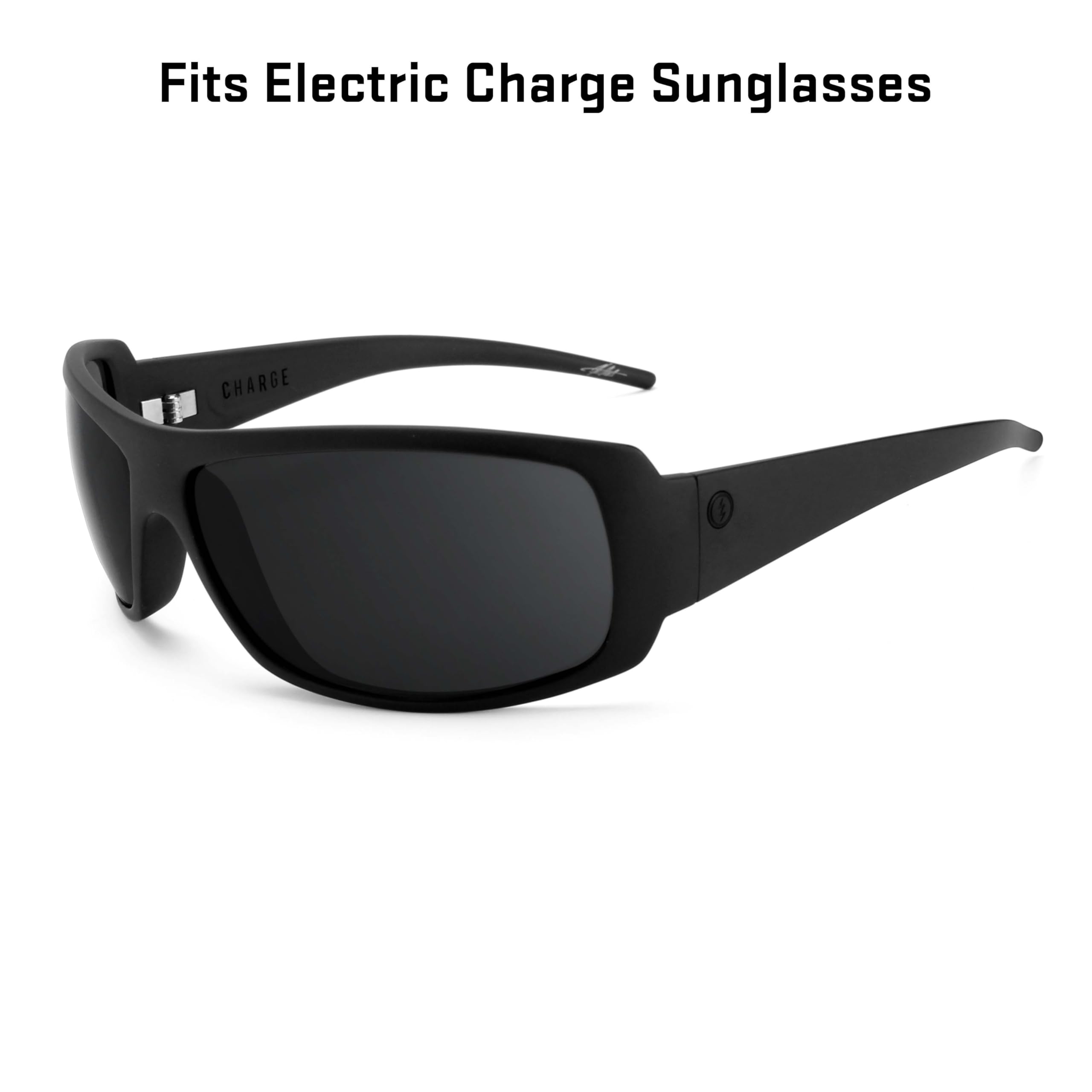 Revant Replacement Lenses for Electric Charge Sunglasses - Polarized UV Protection Interchangeable Lens Set for Outdoor Sports & Driving
