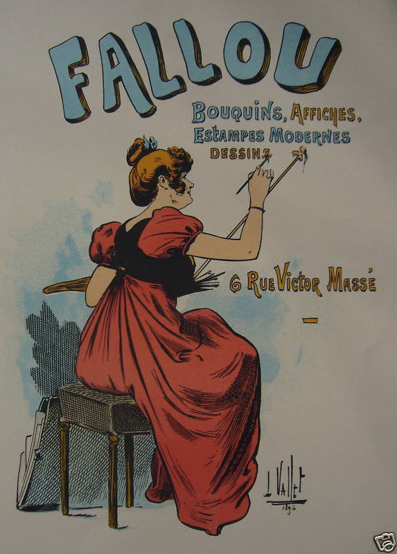 1897 Original French Art Nouveau Poster - Les Programmes Illustres by Fallou Vallet | Vintage Art Print for Home Decor, Office & Gallery Wall