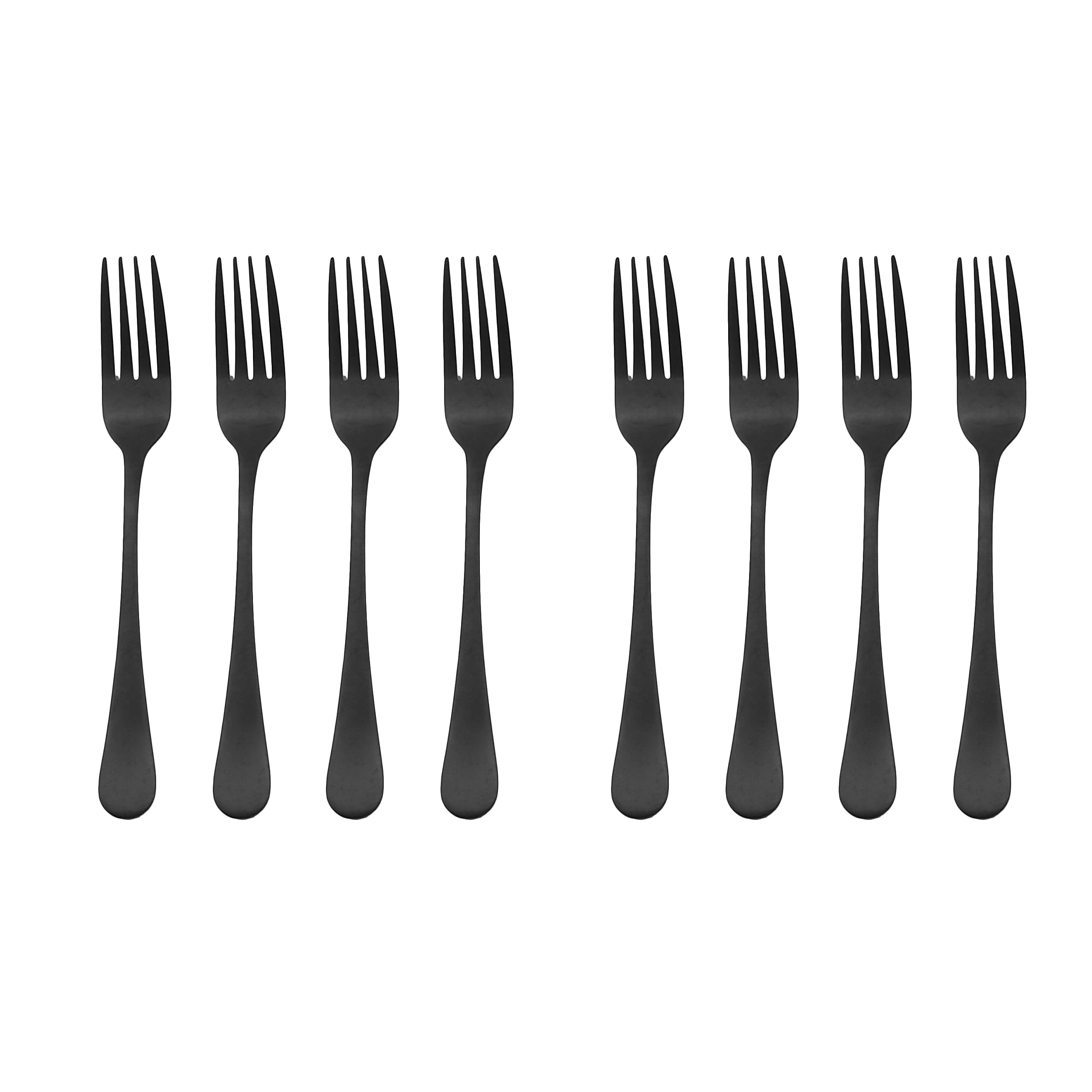Premium 8-Piece Stainless Steel Dinner Forks Set - 304 Grade Silverware for Home, Kitchen & Restaurant Use - Elegant Flatware for Fine Dining, Parties & Everyday Meals
