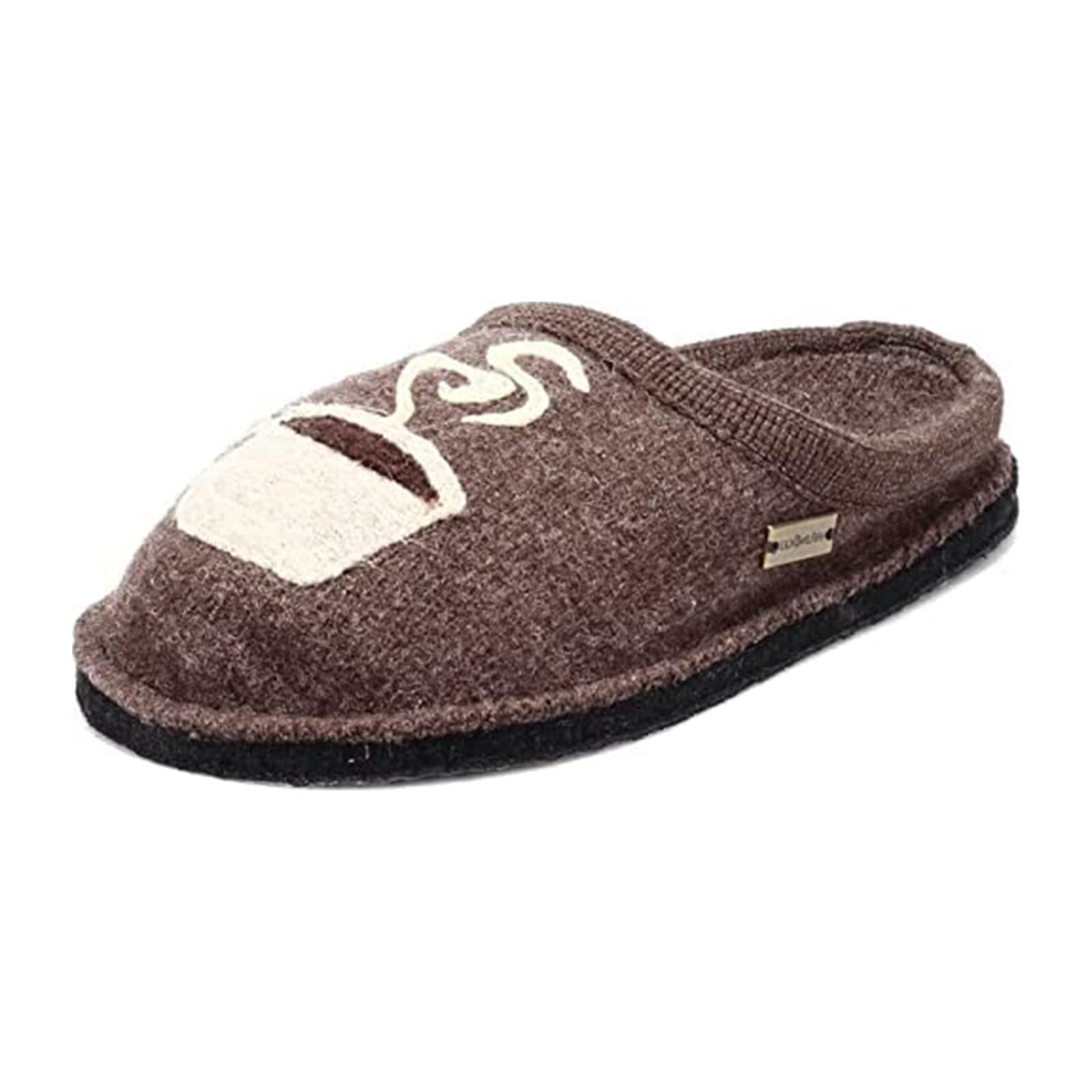 HAFLINGER Unisex Wool Slippers for Men & Women - Cozy Indoor/Outdoor House Shoes for Winter, Home, Office & Relaxation