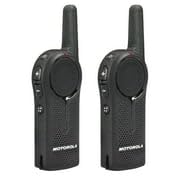 Motorola DLR1020 Two-Way Digital Business Radio (2-Pack) - Long Range Walkie Talkies for Retail, Construction & Warehouse Communication