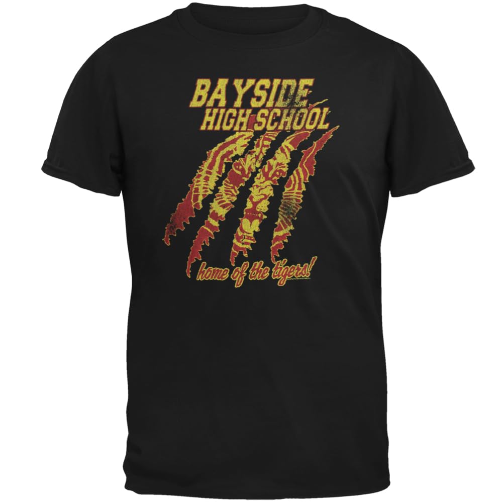 Saved by The Bell Scratches T-Shirt | Vintage 90s TV Show Merchandise | Perfect for Fans, Cosplay & Retro Fashion Lovers
