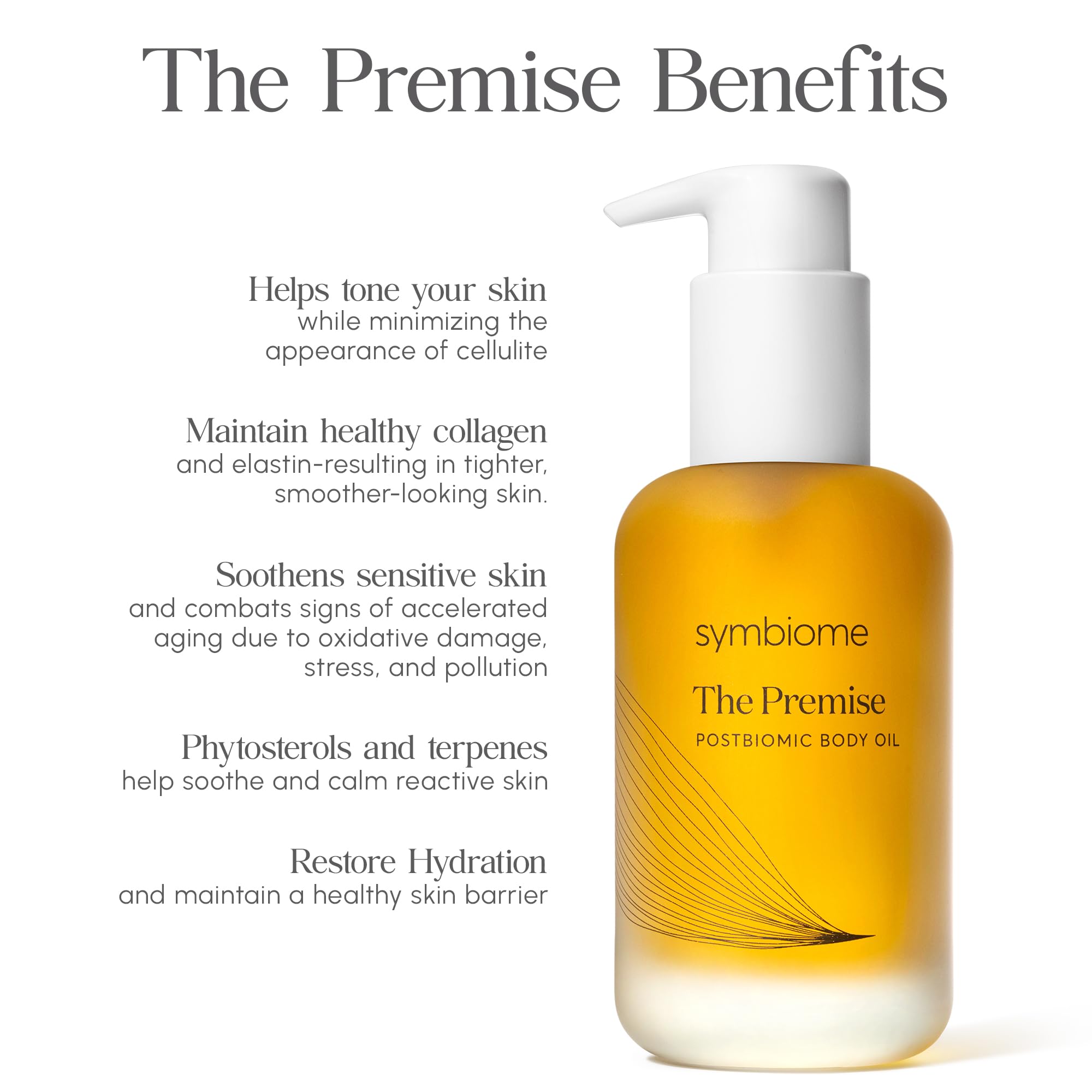 Premiere Postbiomic Body Oil - Organic Vegan Fermented Skin Oil for After Shower Toning & Body Rejuvenation, 100mL | Hydrating & Transformative Skin Care for Dry Skin, Stretch Marks & Nighttime Routine