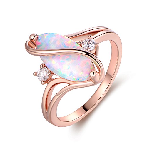 Rose Gold Fire Opal
