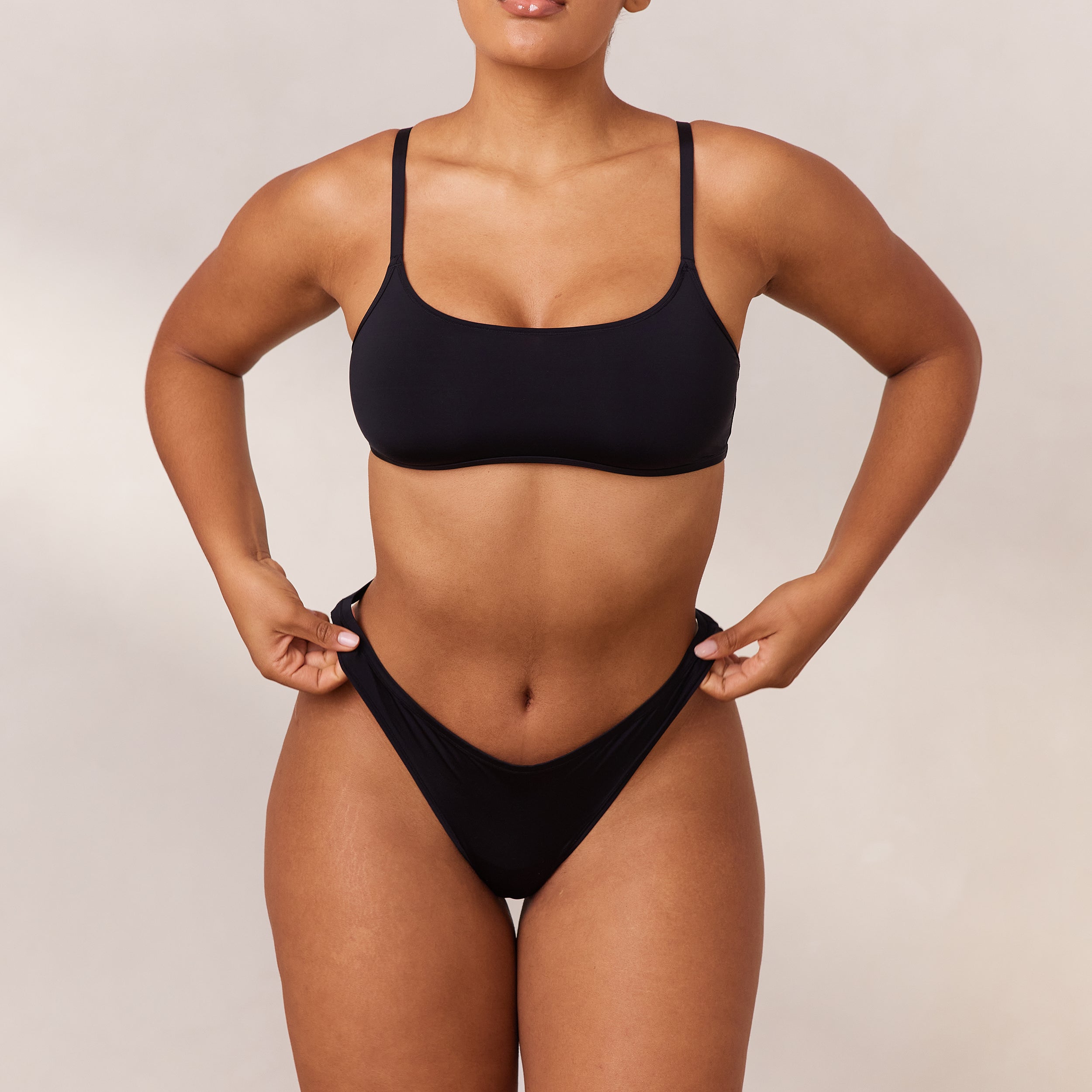 Barely There Bralette - Comfortable Wireless Bra in Black | Perfect for Yoga, Lounge & Everyday Wear