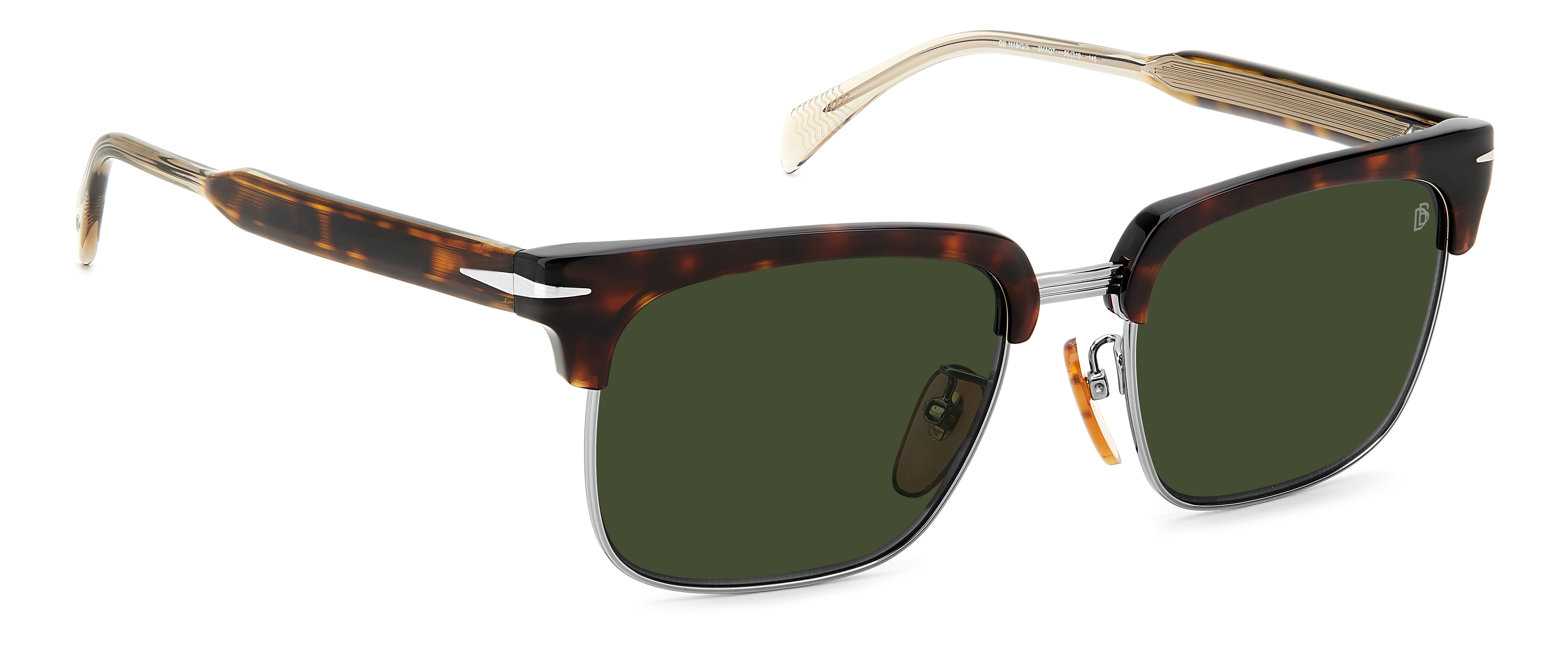 David Beckham DB1119/G/S Sunglasses - Polarized Aviator Style for Men - Perfect for Driving, Travel & Outdoor Activities
