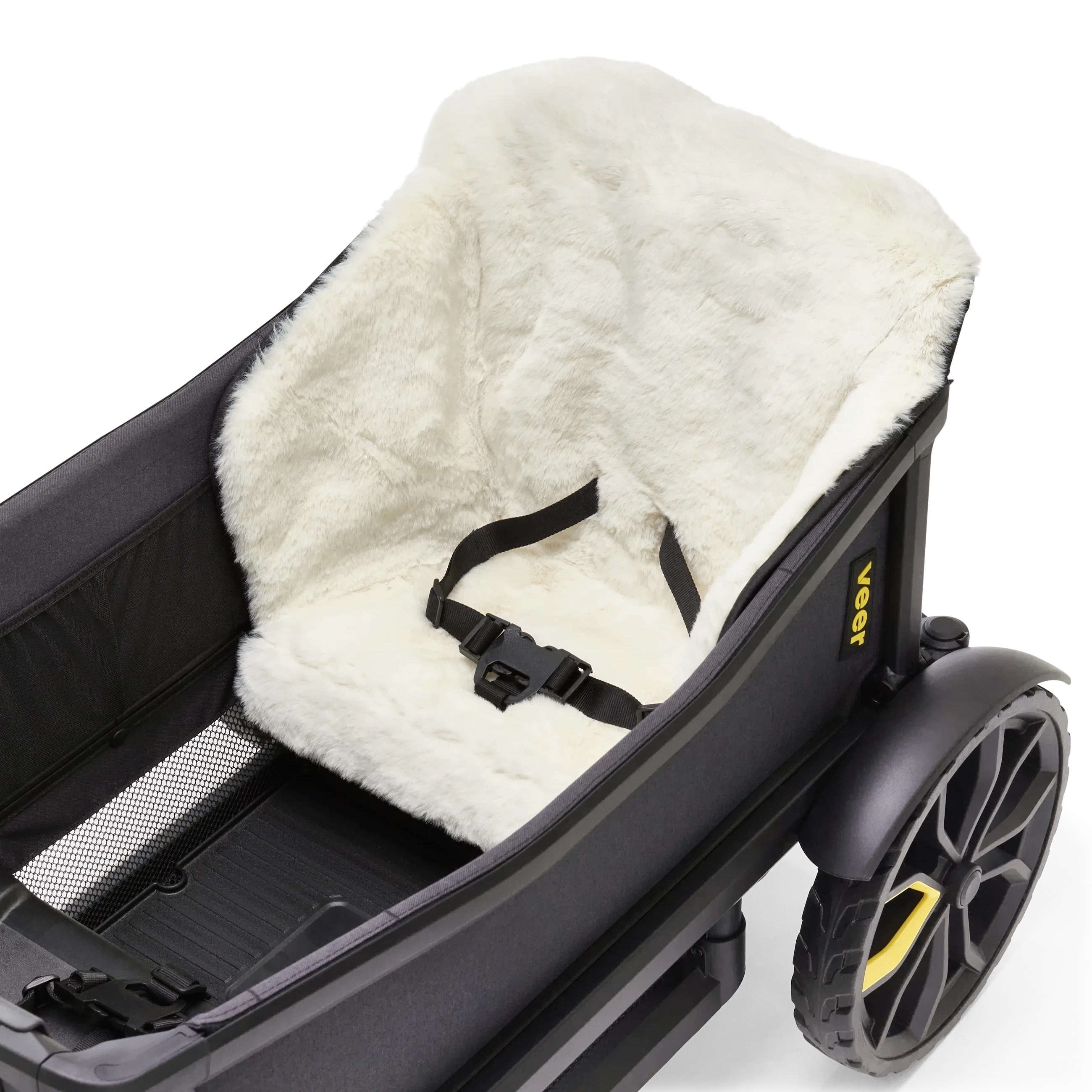 Premium Veer Cruiser Shearling Seat Cover - Soft & Luxurious Car Seat Protector for Comfort & Style - Perfect for SUVs, Trucks & Sedans - Great for Winter, Road Trips & Daily Commutes