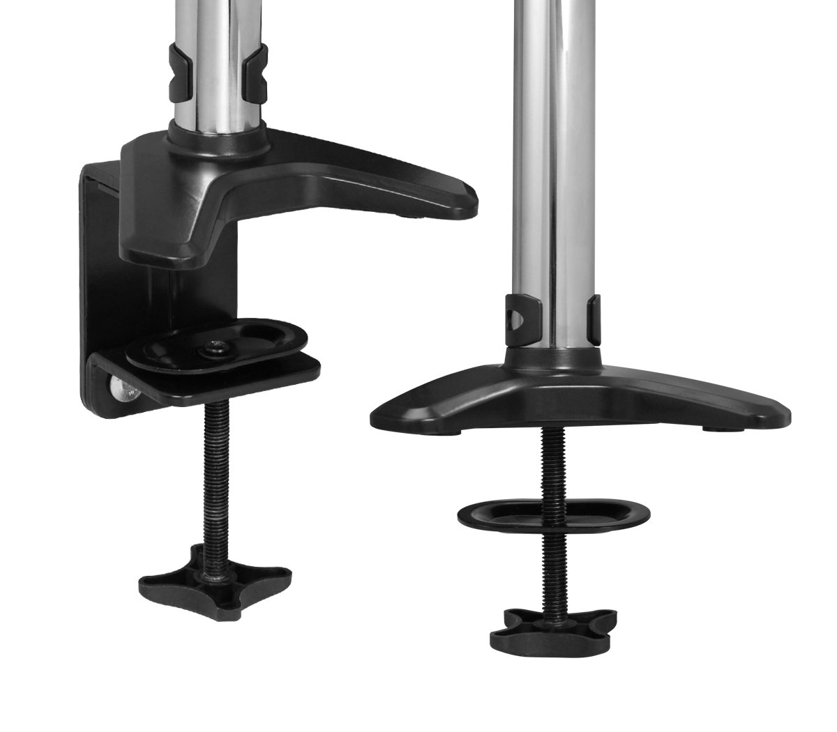 SIIG White Single Monitor Desk Mount - Height Adjustable Gas Spring Arm for 15