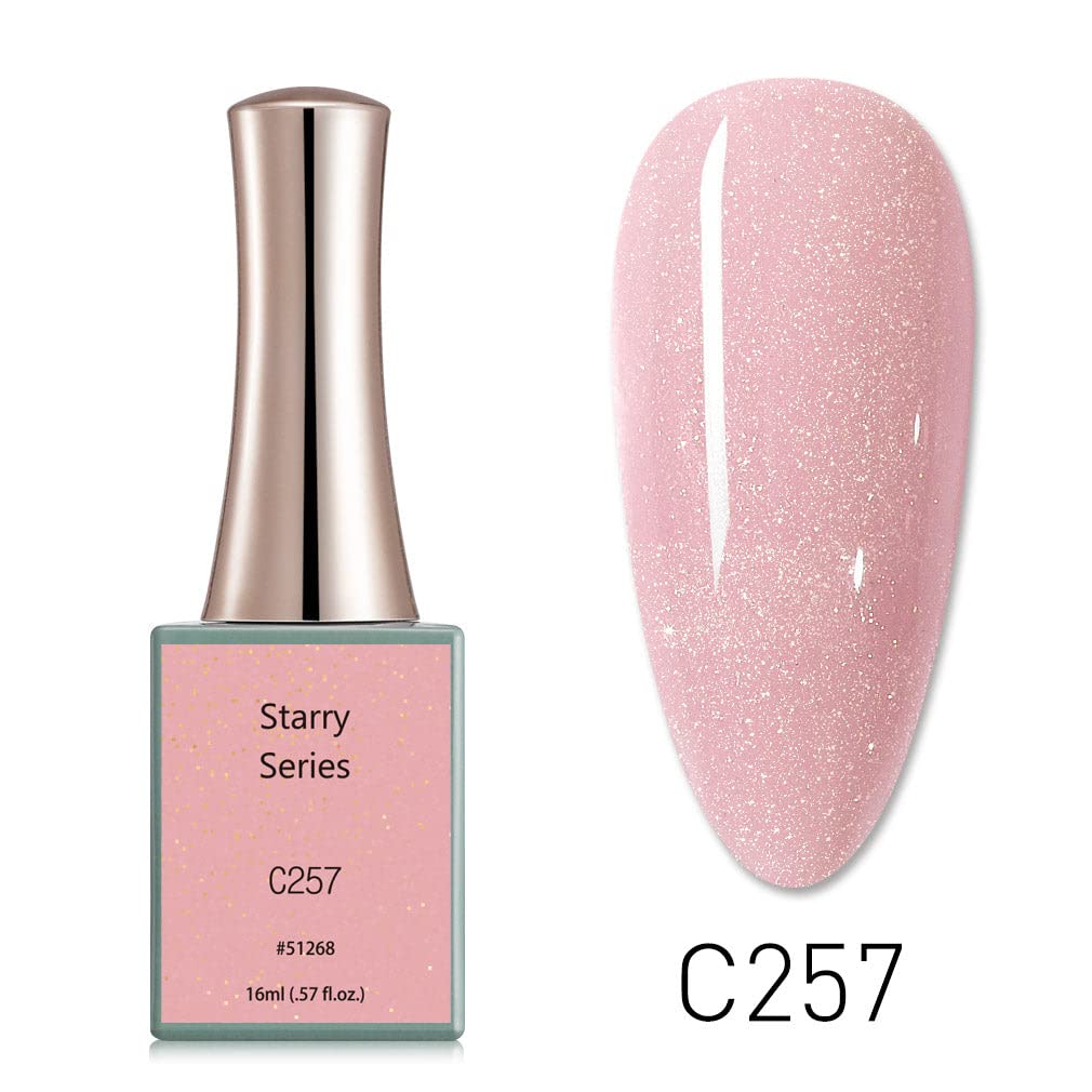 BELLE GAGA™ CANNI Gel Nail Polish Set - 16ml Soak Off LED UV Nail Polish for Manicure, Salon & DIY Home Nail Art (Color C257) | Perfect for Professional Nail Salons, At-Home Manicures, Gift Giving & Special Occasions
