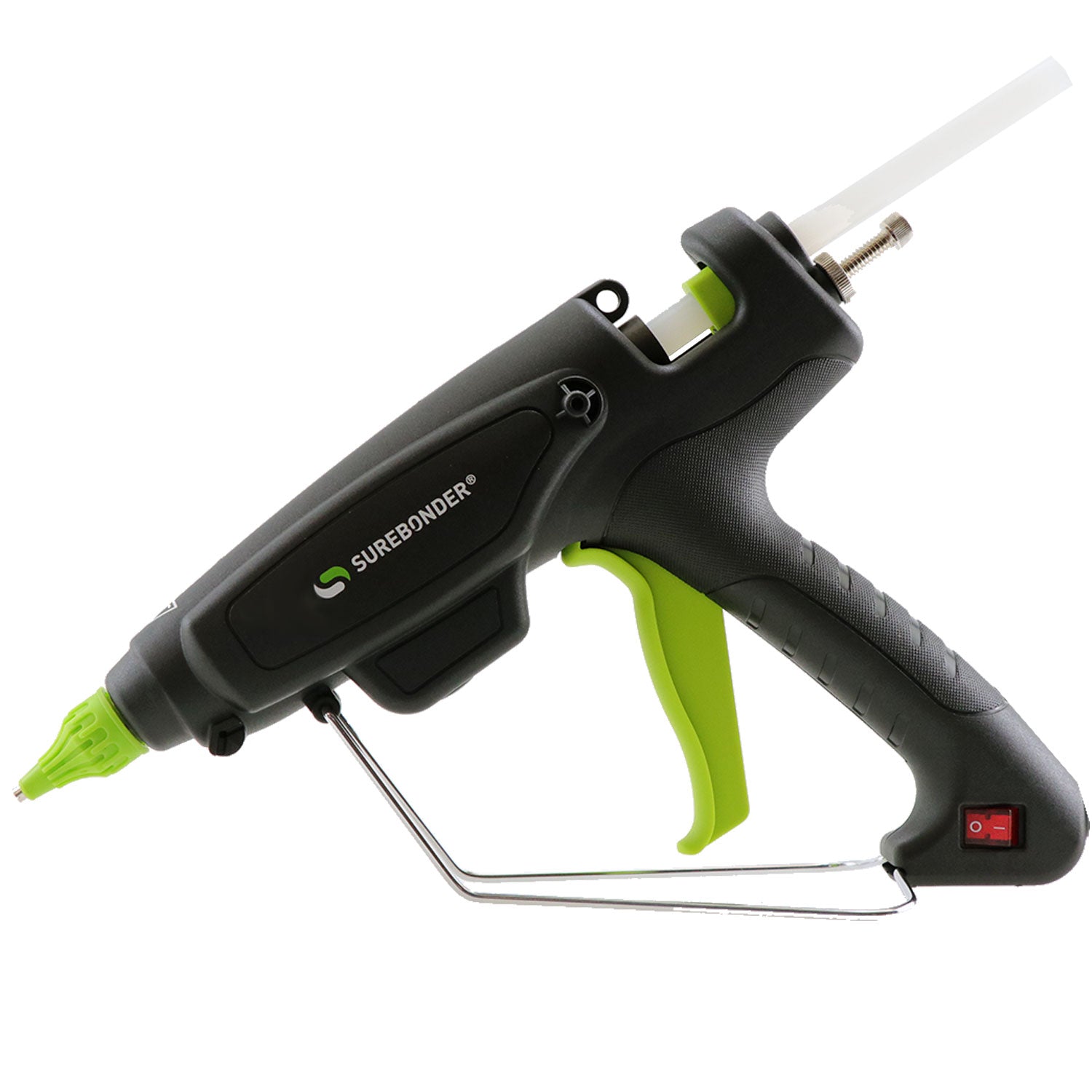 Surebonder 220 Watt Professional High Temperature Full Size Hot Glue Gun for DIY Crafts, Woodworking, Home Repairs, and Fabric Projects