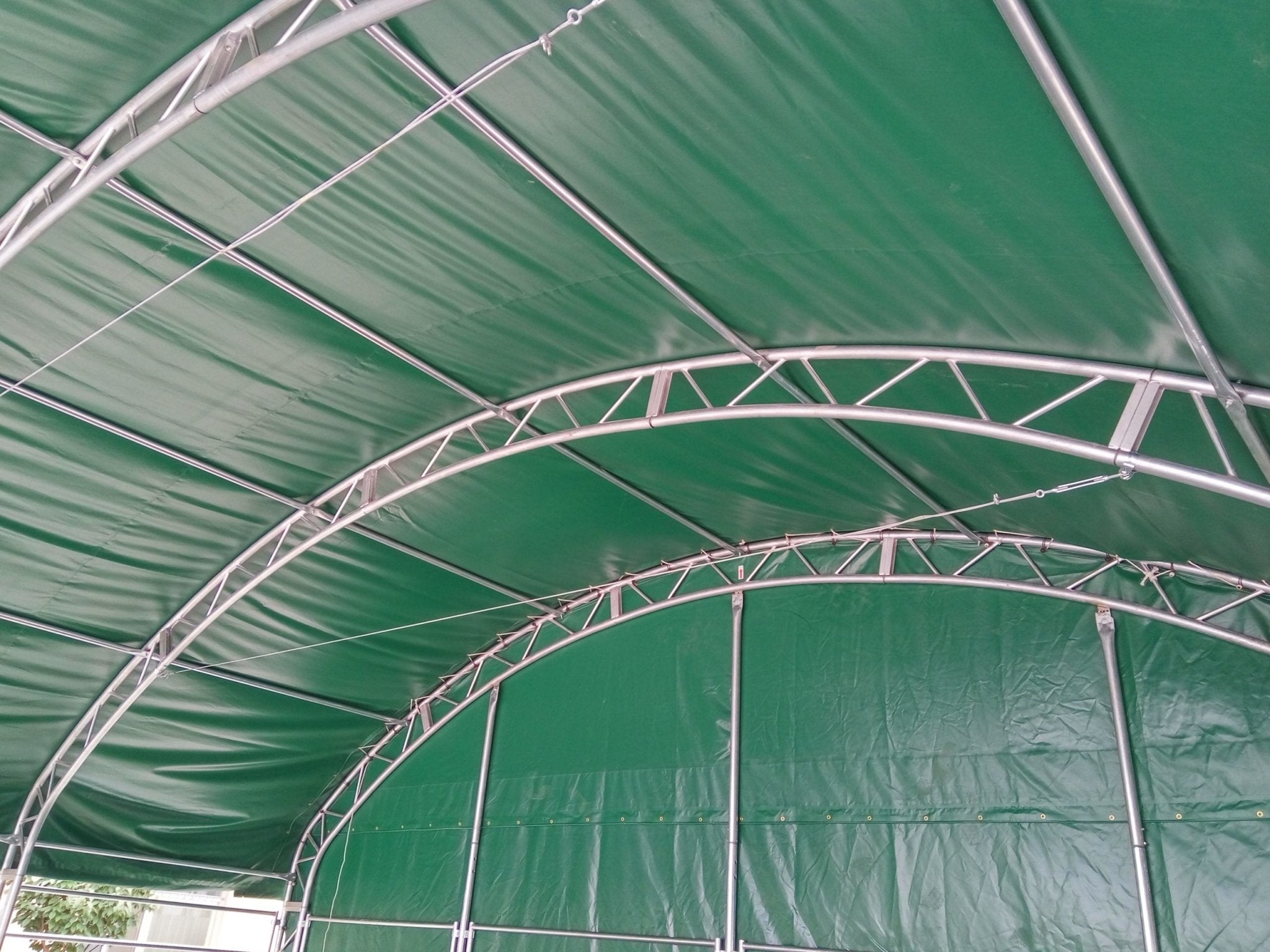 Heavy Duty Horse & Livestock Shelter Storage Building – Durable Fabric Canopy Barn for Farm & Ranch (Multiple Sizes) | Weatherproof Shelter for Animals, Equipment & Feed Storage